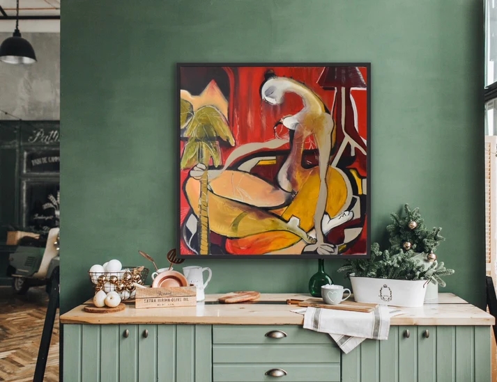 Carmel Jenkin - She Held The Darkness Original Artwork