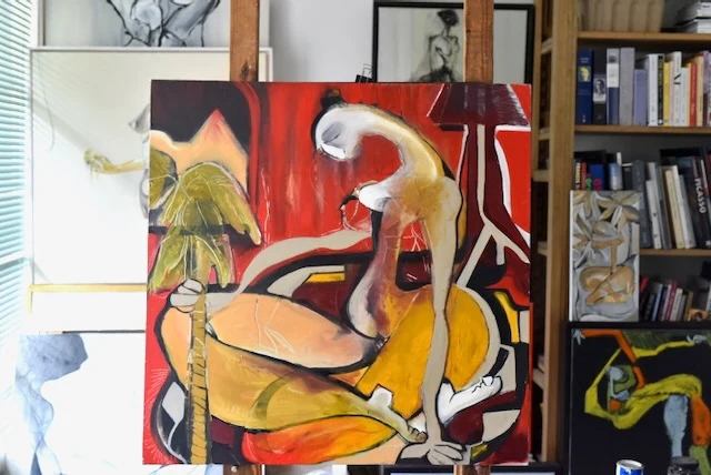 Carmel Jenkin - She Held The Darkness Original Artwork