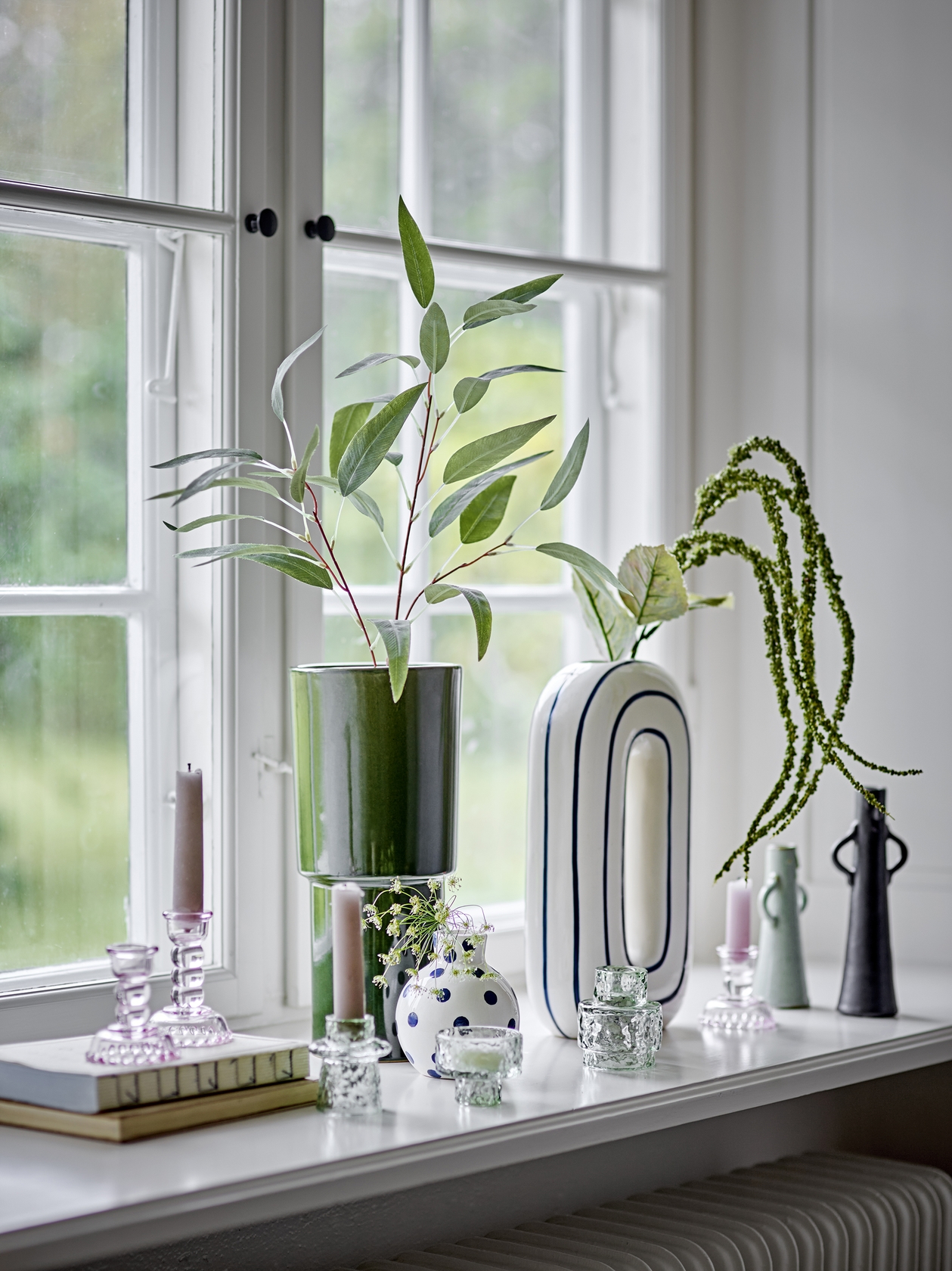 Mae Ceramic Vase - Blue