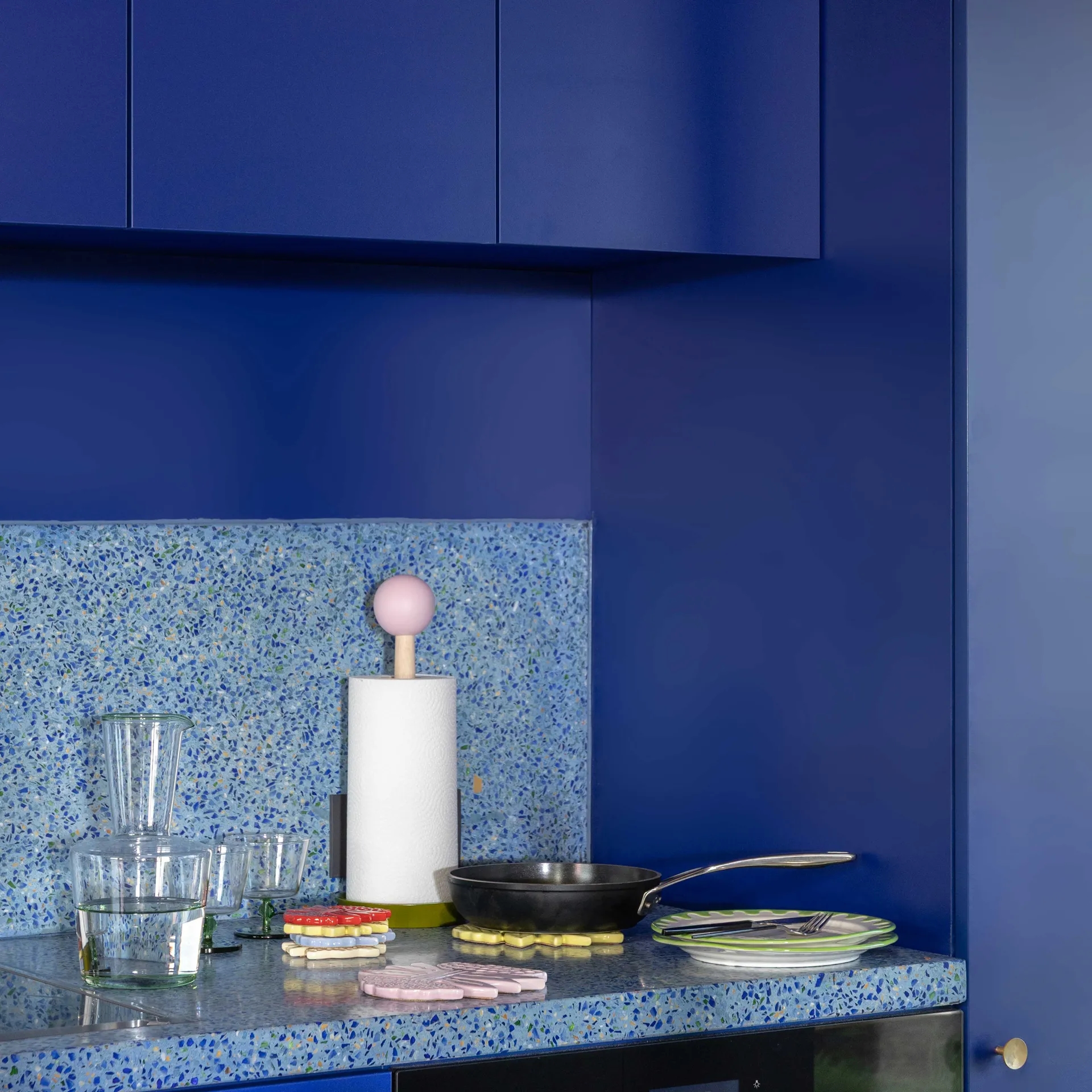 Halma Paper Towel Holder - Pink