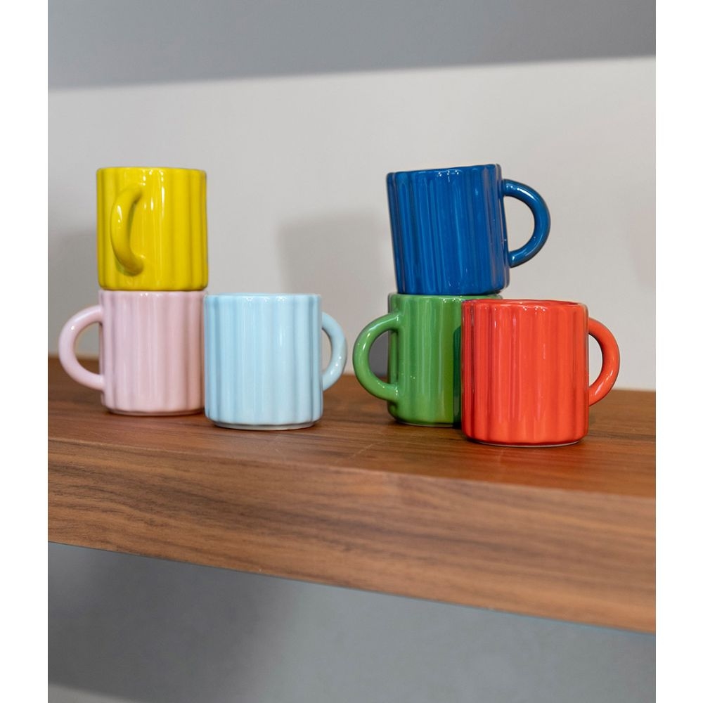 Espresso Tube Mug - Set of 6