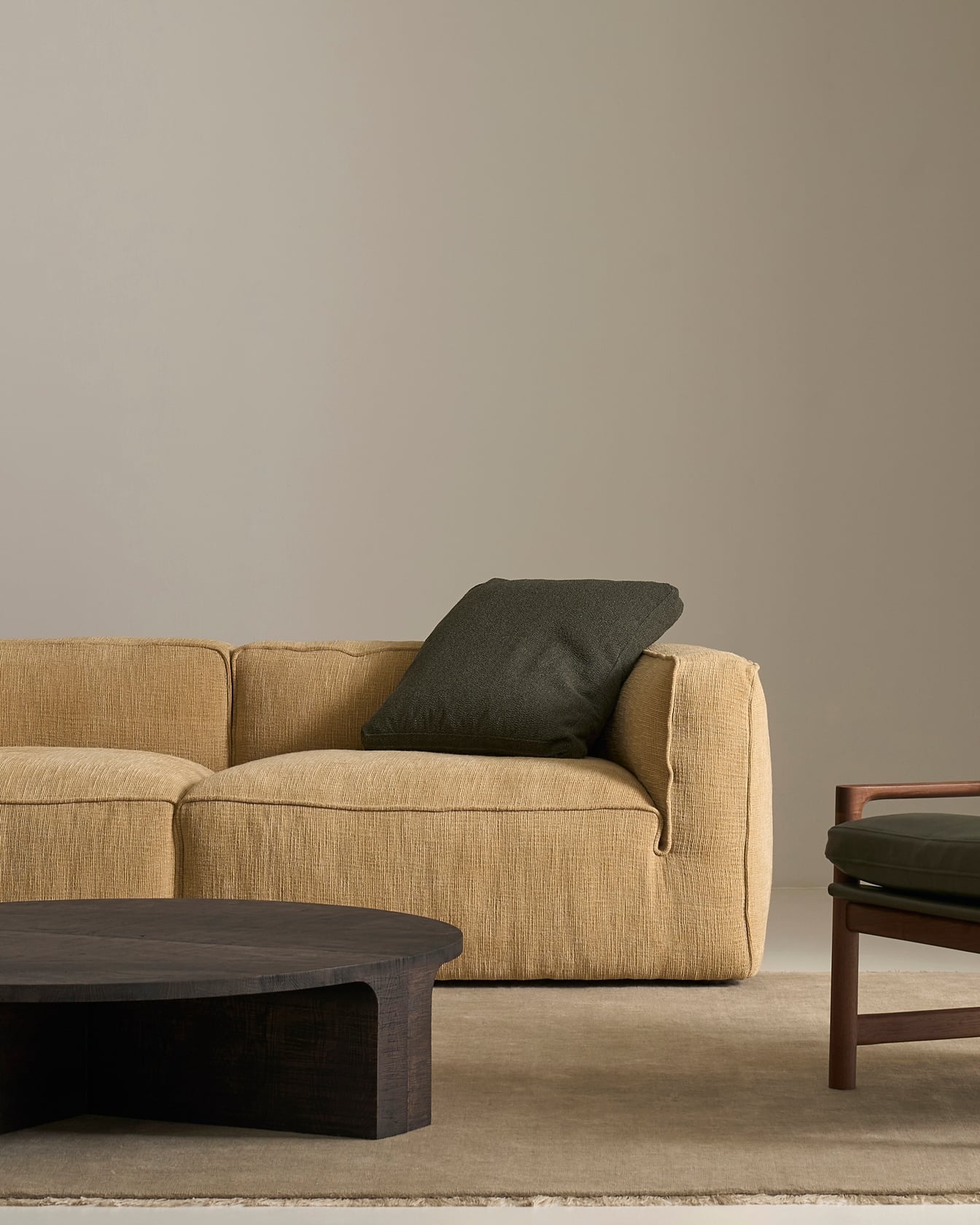 Stoic Semi-Circle Timber Coffee Table