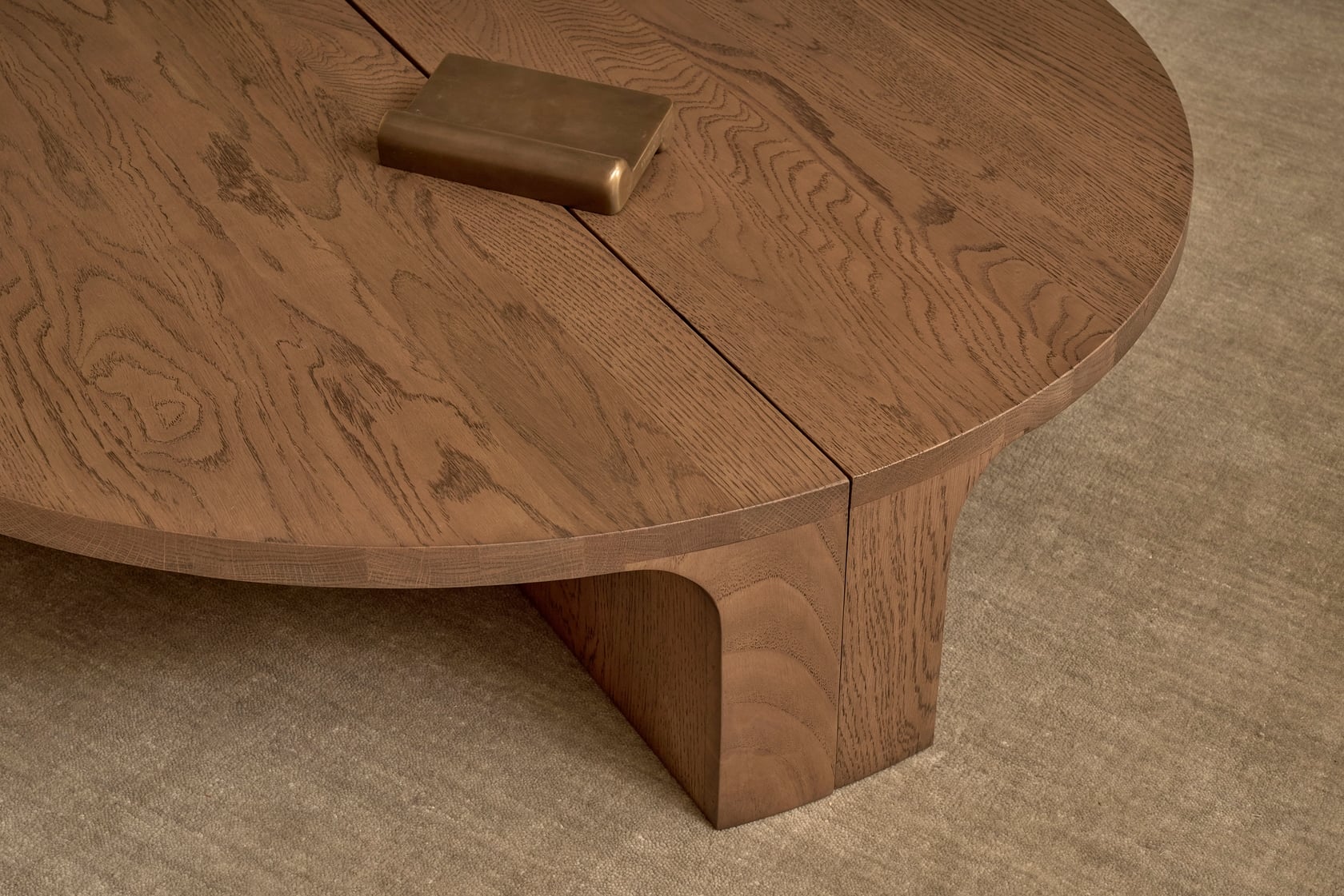 Stoic Semi-Circle Timber Coffee Table