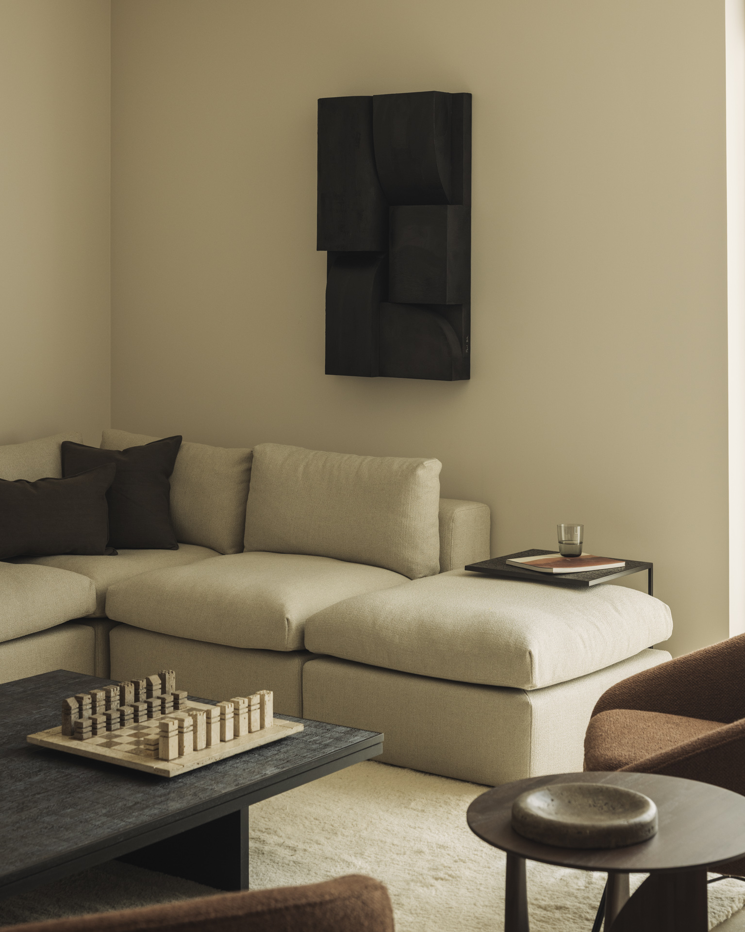 Ethnicraft Minerals Triptic Side Table