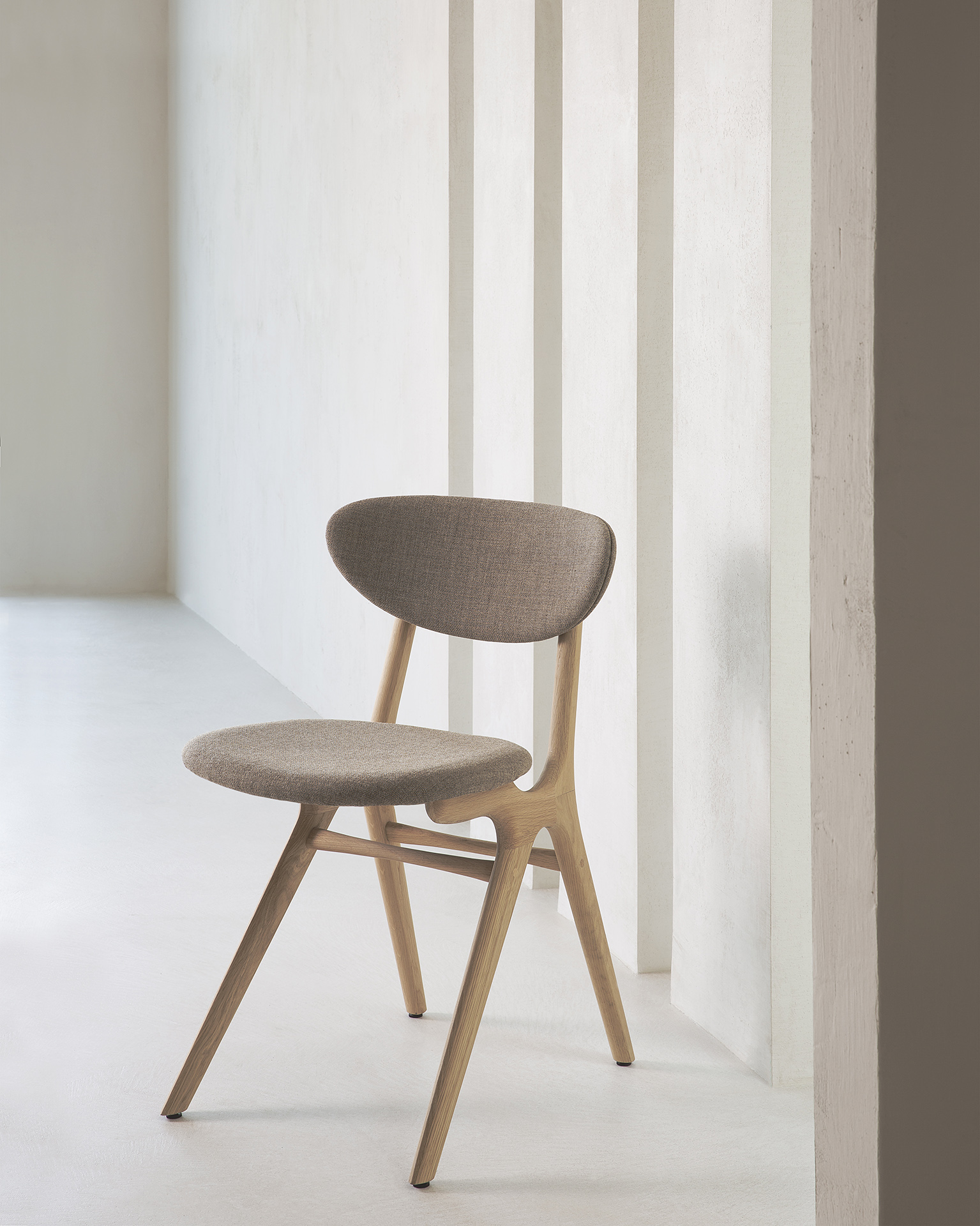 Ethnicraft Oak Eye Dining Chair - Fabric