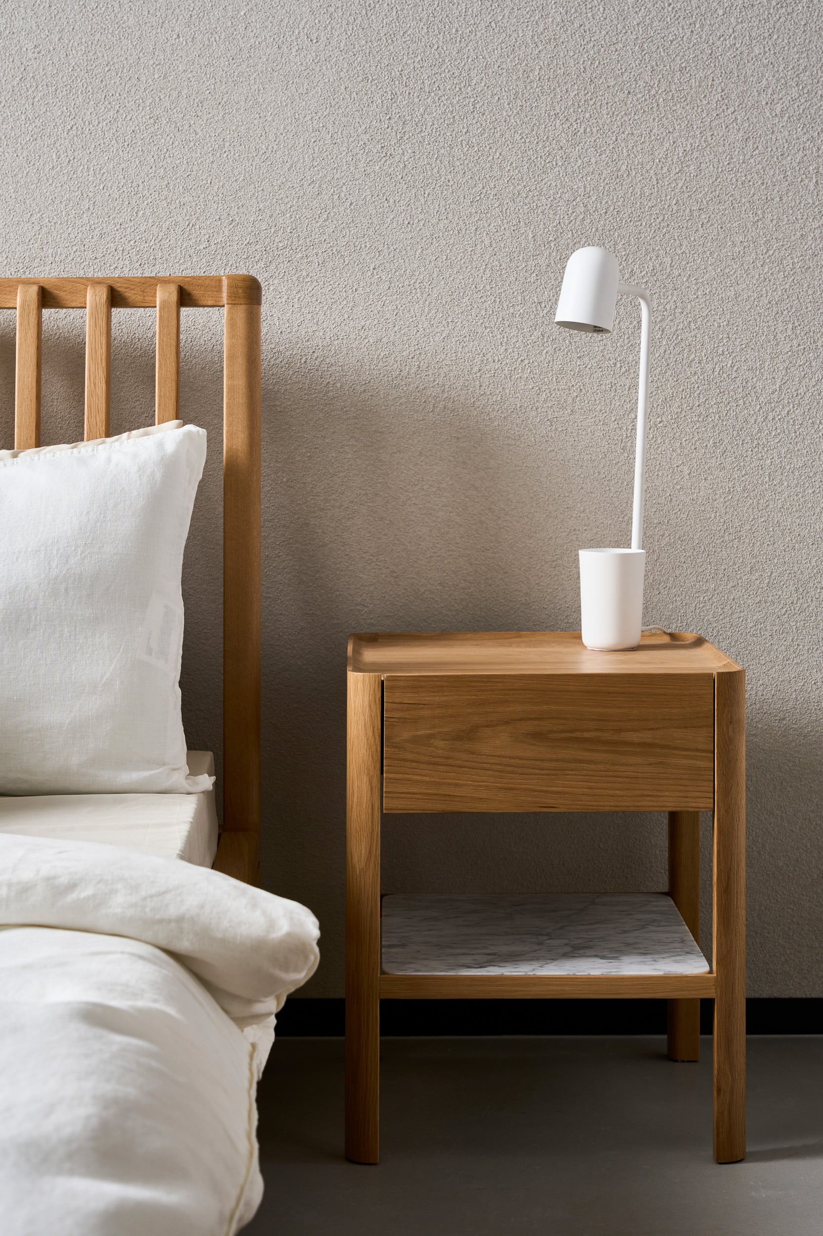 Tye Small Marble Nightstand
