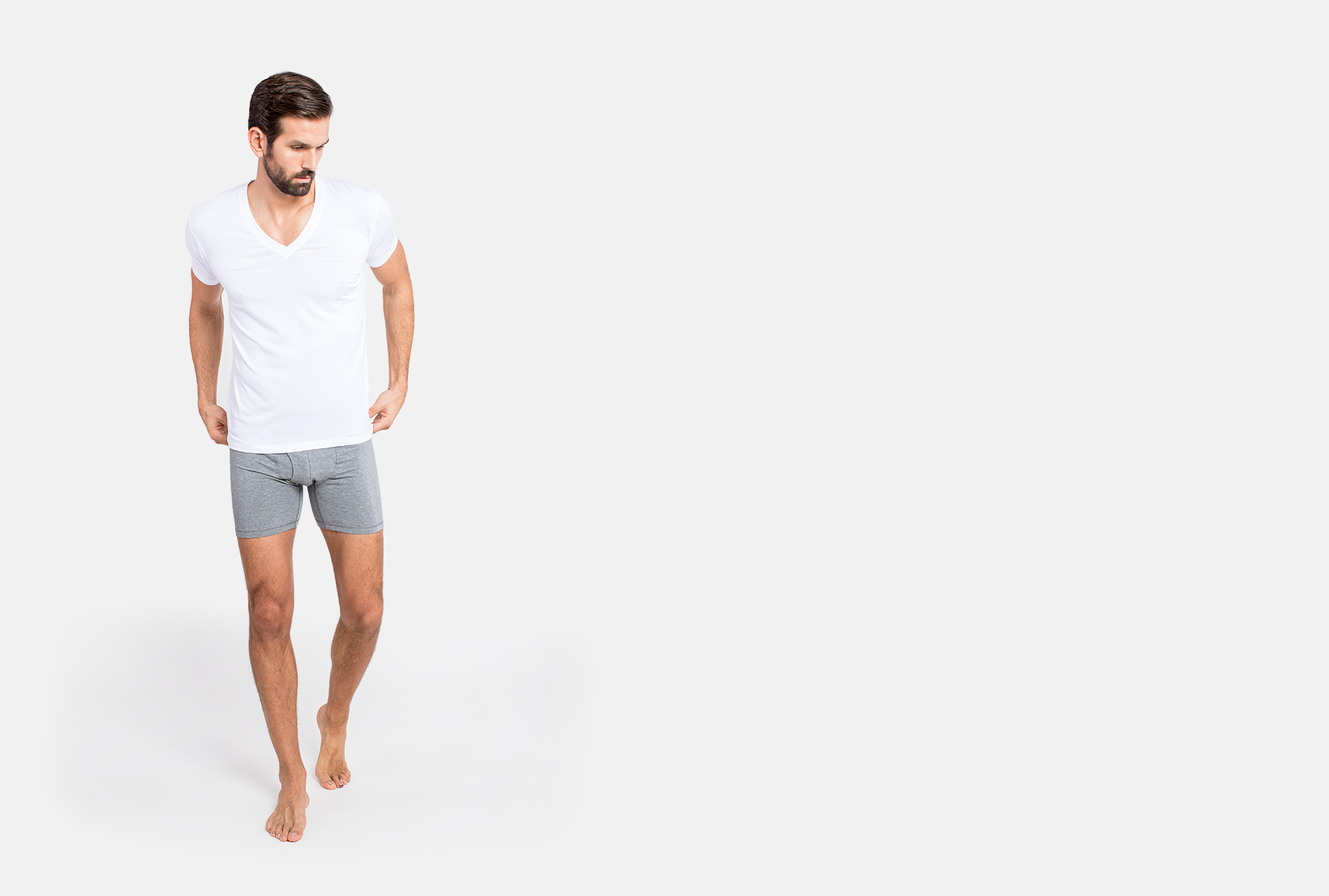Men's Bamboo Deep V-Neck Undershirt - tasc Performance