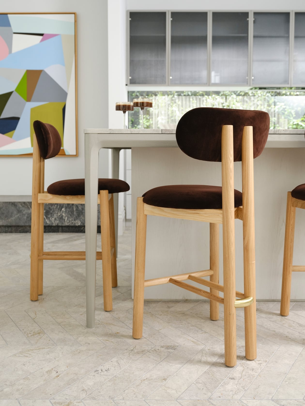 Tiramisu Counter Stool - Espresso - Floor Stock