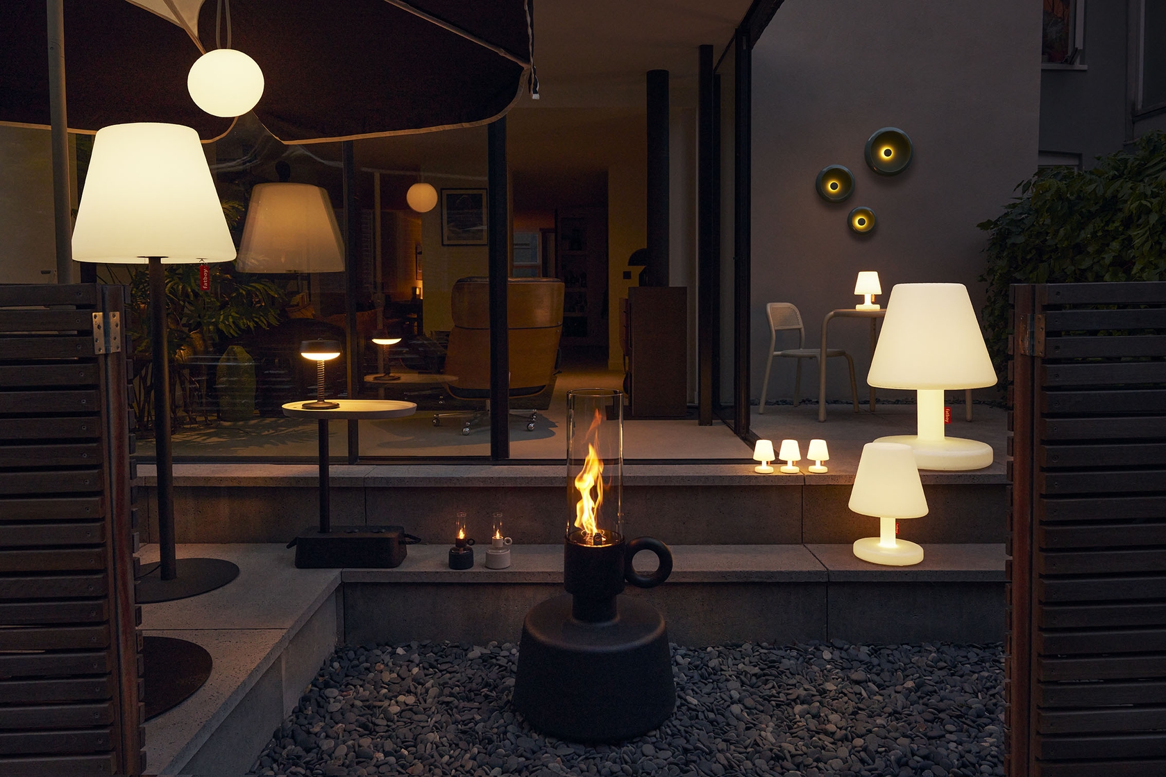 Oloha Trio Bowl with Lamp