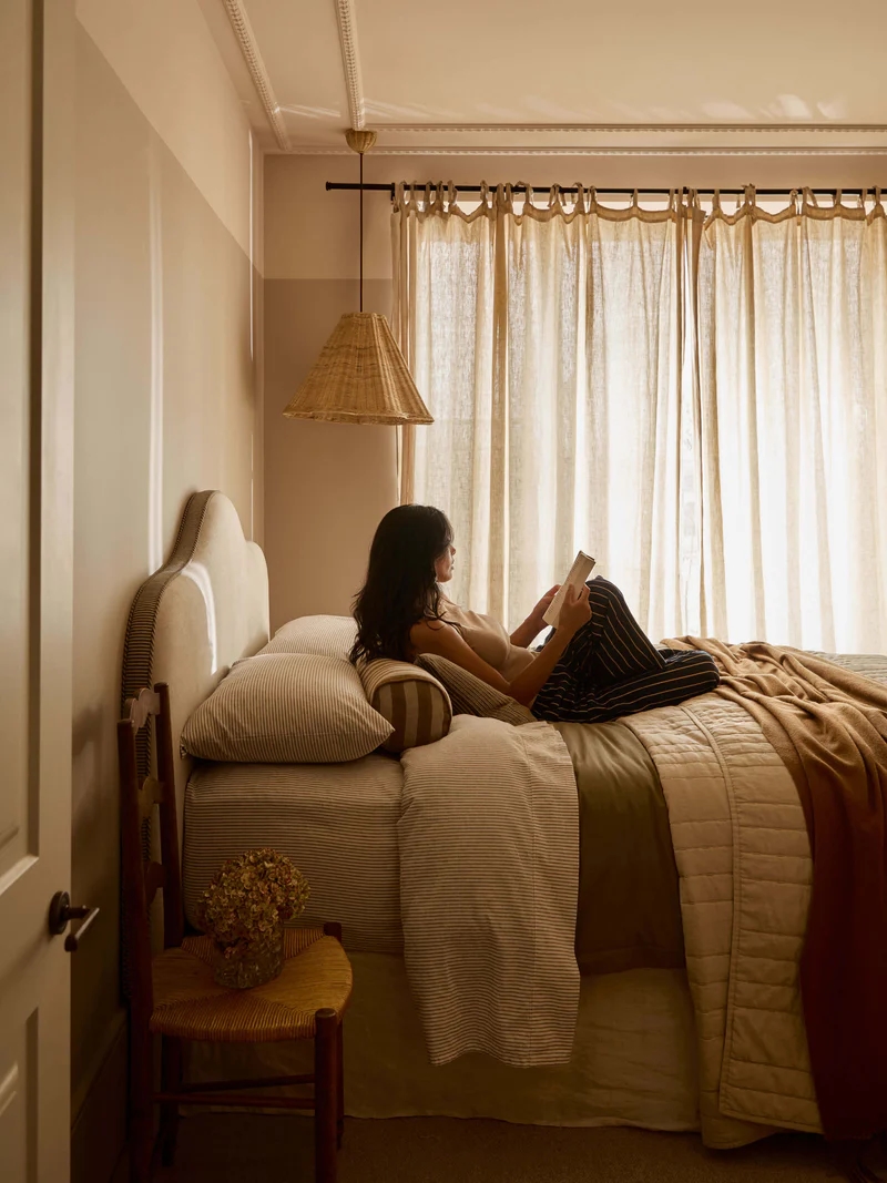 Celeste Linen / Cotton Sheet Set
