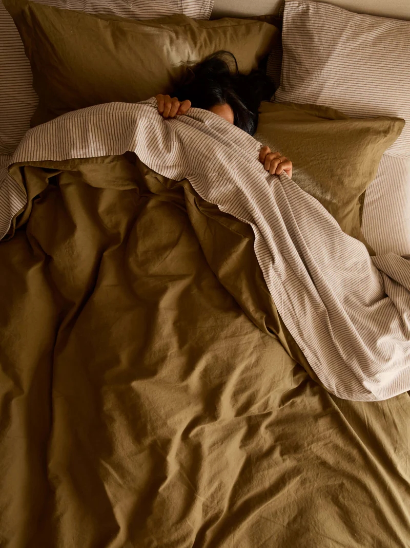 Celeste Linen / Cotton Sheet Set