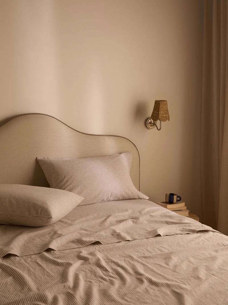 Celeste Linen / Cotton Sheet Set
