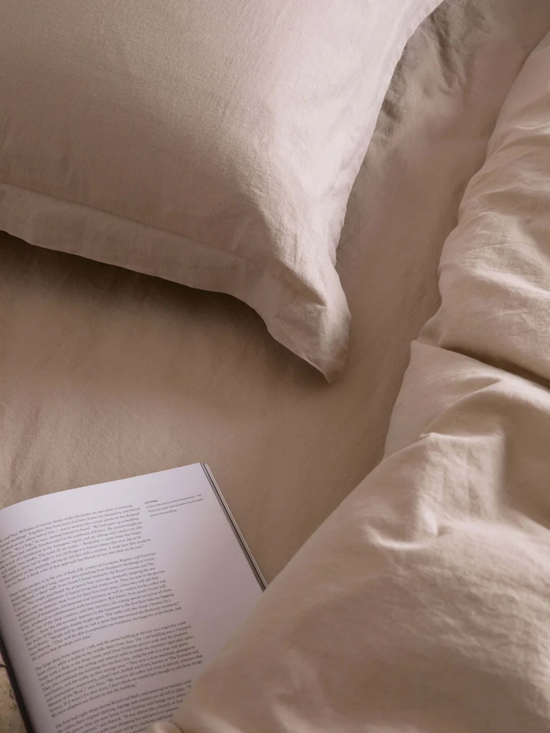 Avenue Linen / Cotton Duvet Cover Set