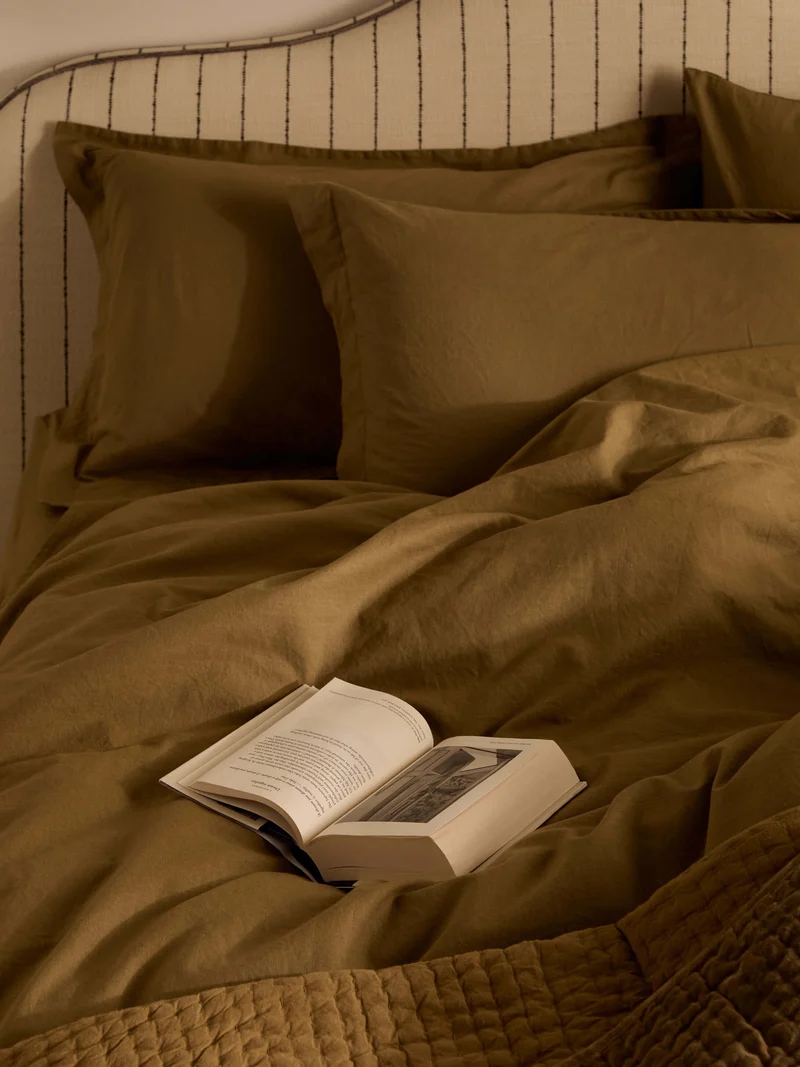 Avenue Linen / Cotton Duvet Cover Set