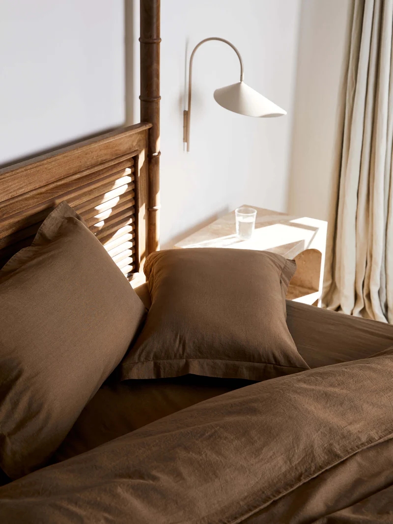 Avenue Linen / Cotton Duvet Cover Set