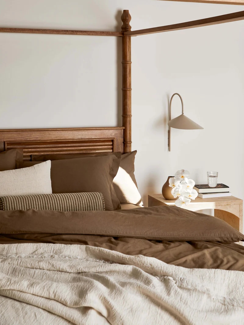 Avenue Linen / Cotton Duvet Cover Set