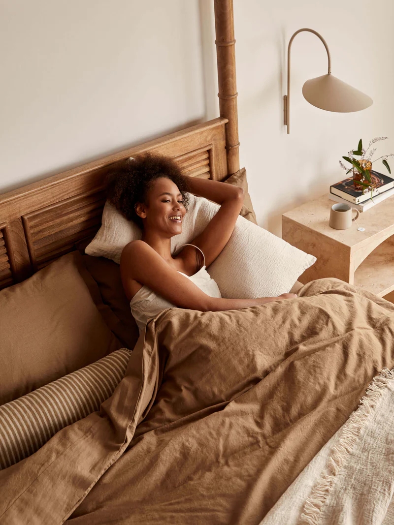 Avenue Linen / Cotton Duvet Cover Set