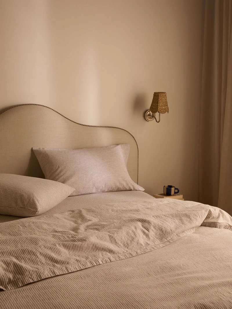 Celeste Linen / Cotton Duvet Cover Set