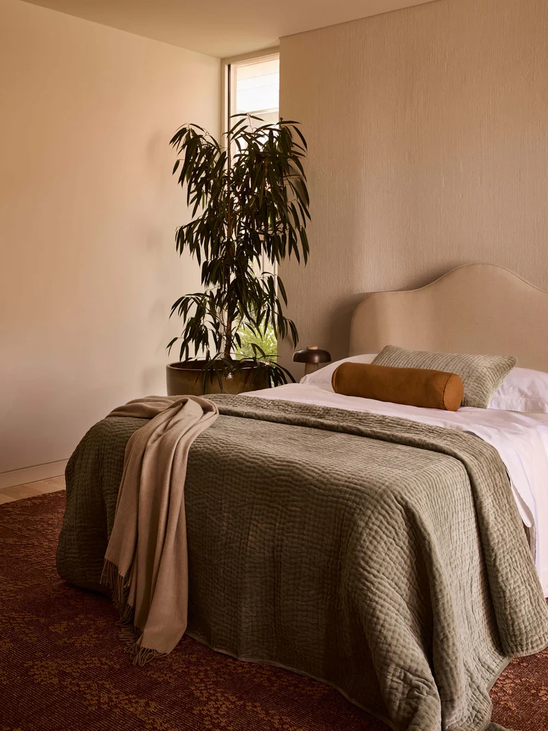 Mae Pure Linen Bolster Cushion