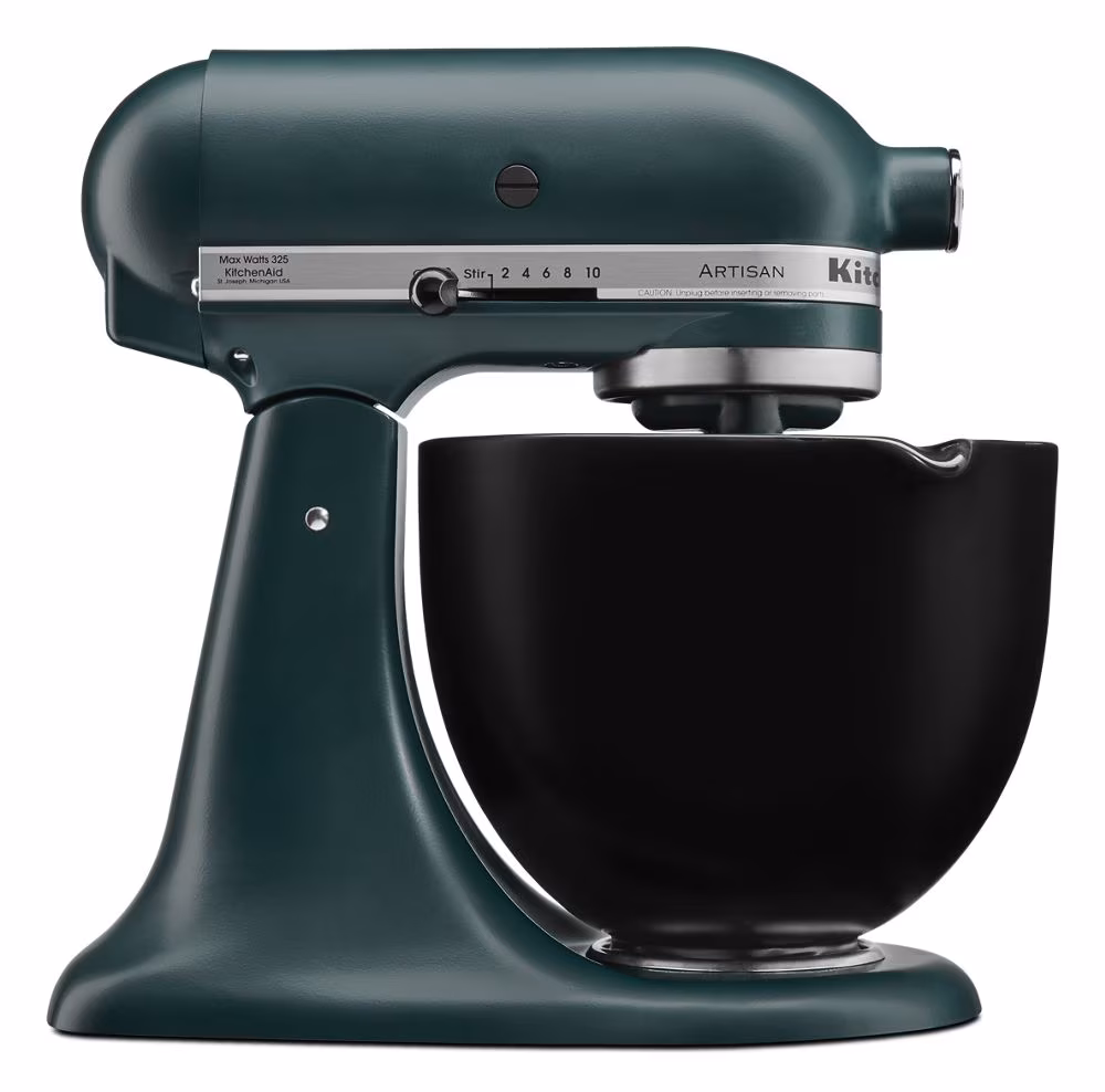 Sleek matte-black ceramic