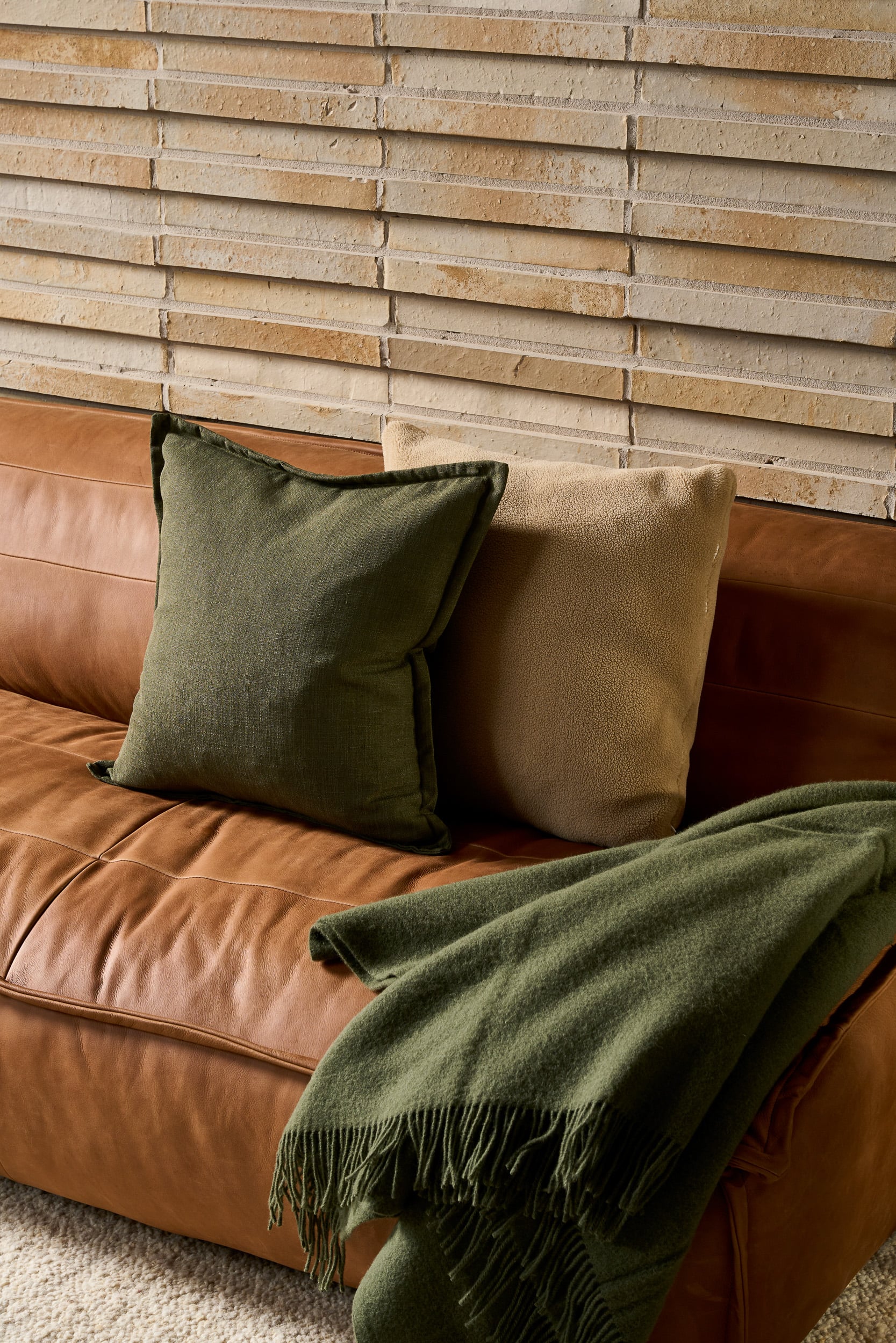 Homecrest 2 Seater Sofa - Butter Dark Coffee Leather - Floor Stock