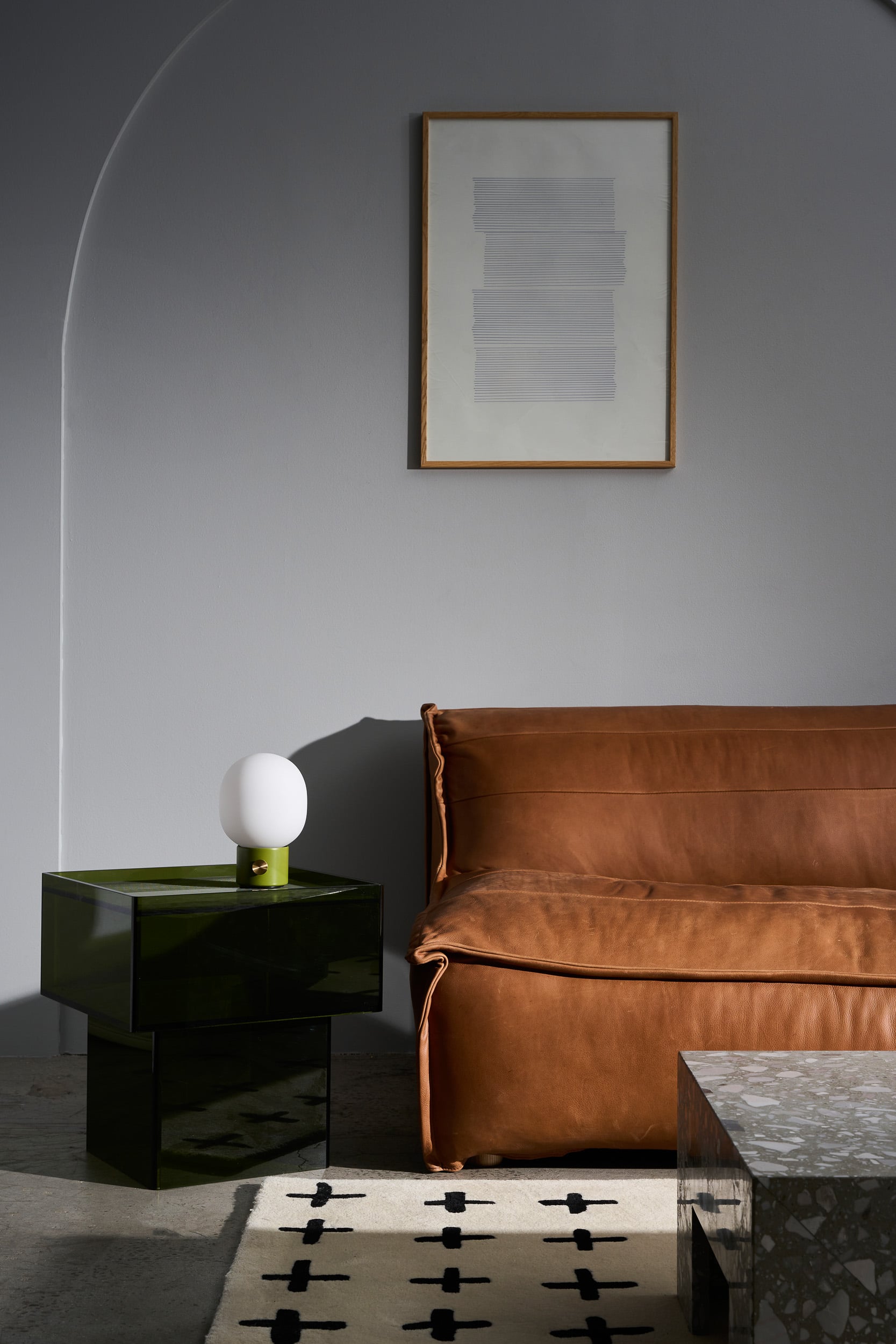 Homecrest 2 Seater Sofa - Butter Dark Coffee Leather - Floor Stock