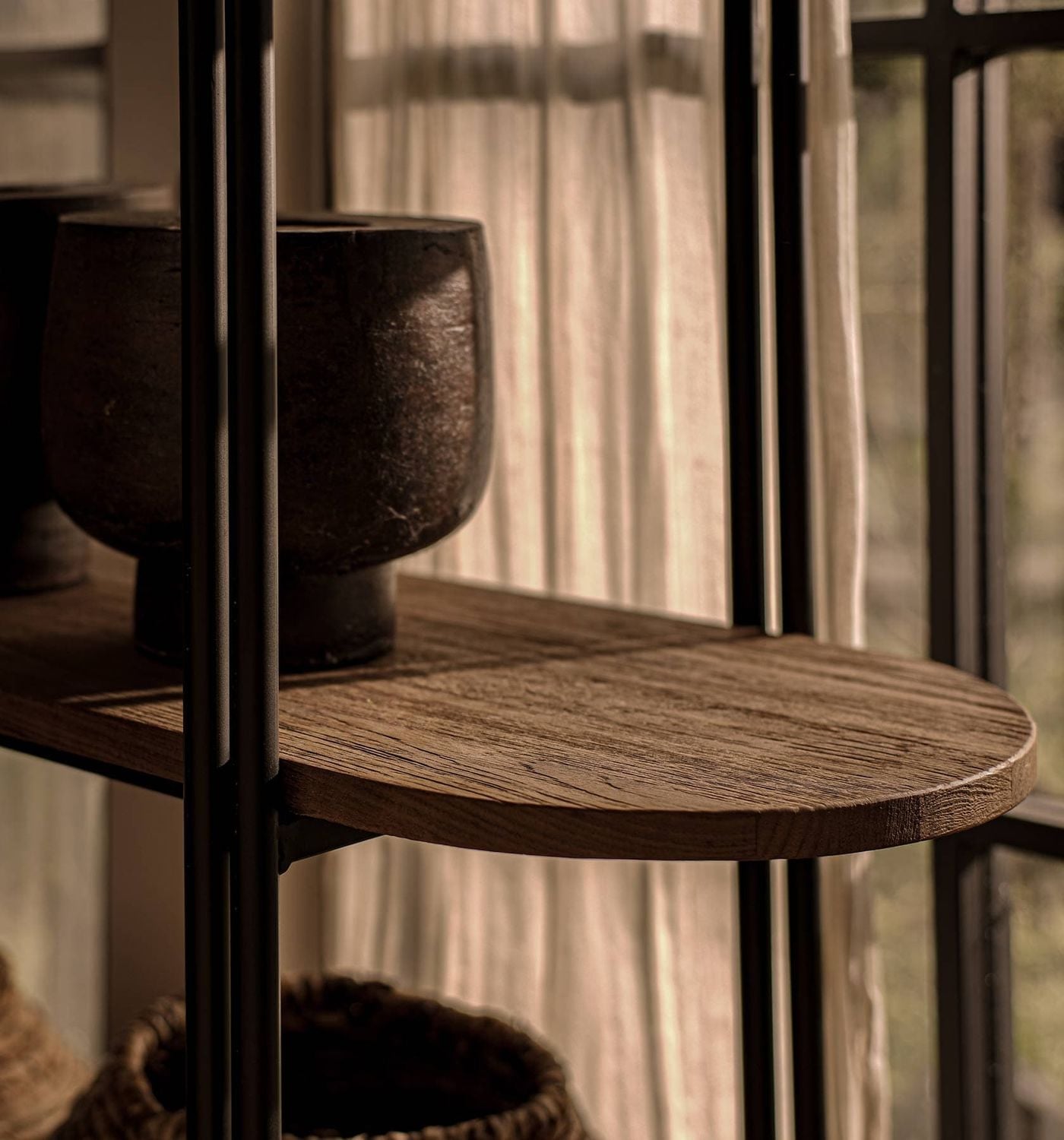 dBodhi Coco Open Bookrack - 4 Shelves - Teak - Floor Stock