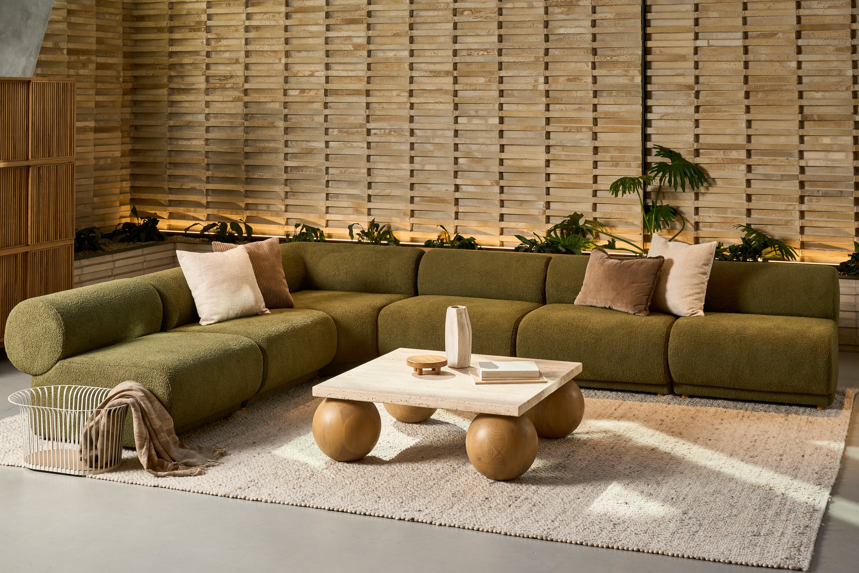 Rowen Modular Sofa - Corner - Wade Stone - Floor Stock
