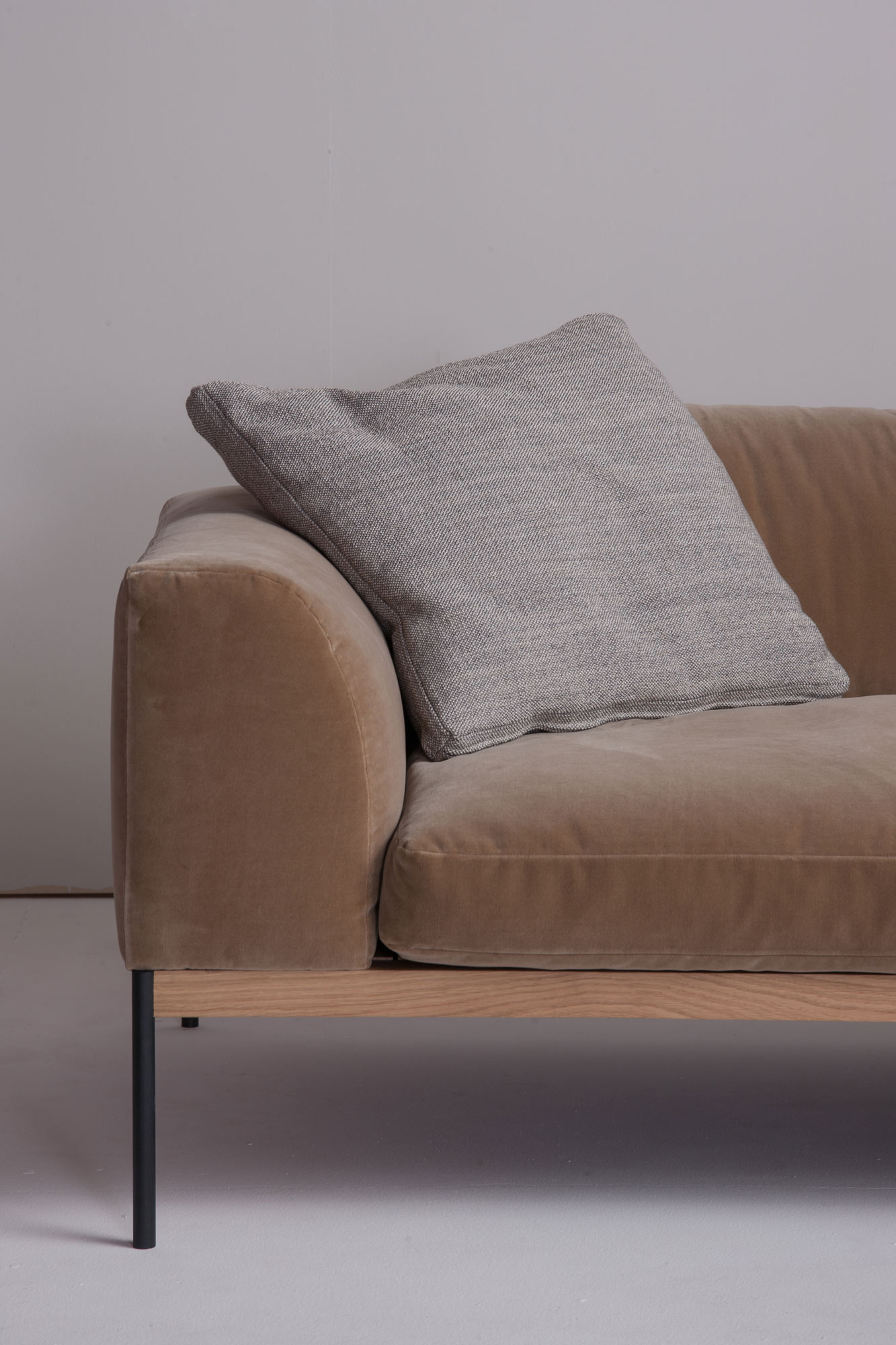 Department 3 Seater Sofa - Milk-Bigello 0002 - Floor Stock