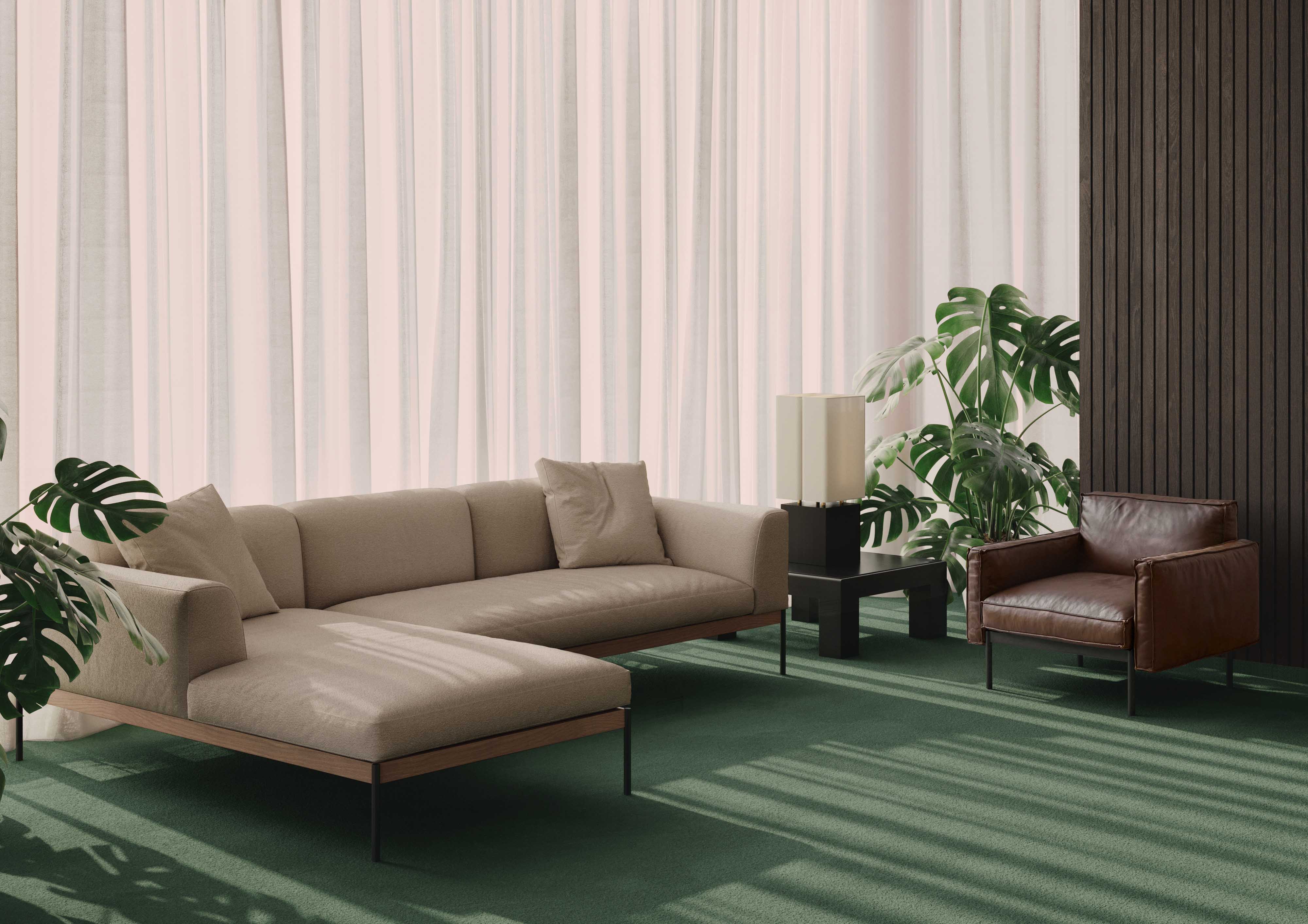 Attendant Lounge Chair - Fawn-Fleece 0015 - Floor Stock