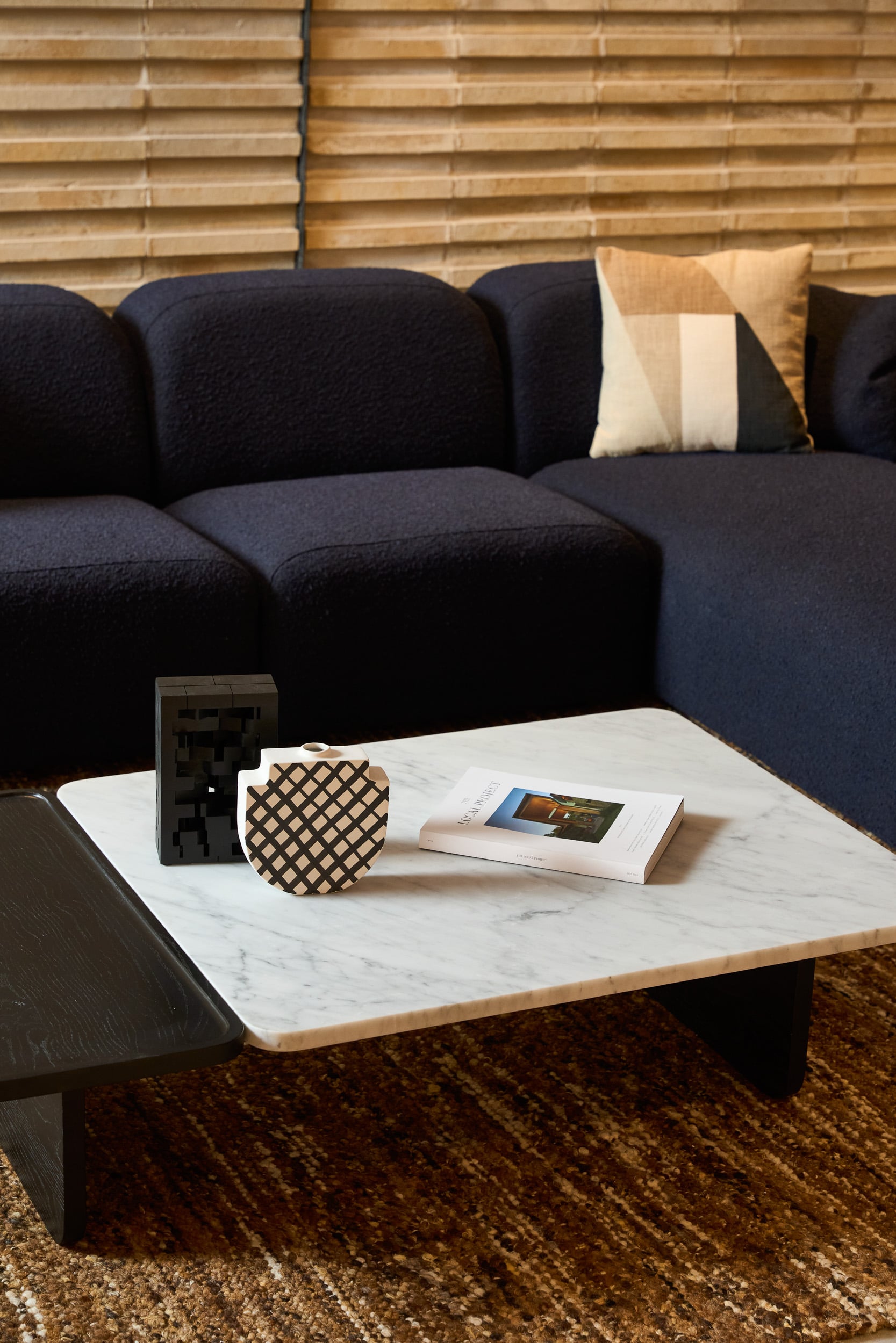 Hampton Sofa - Chaise Right Arm - Yarra Teddy - Floor Stock