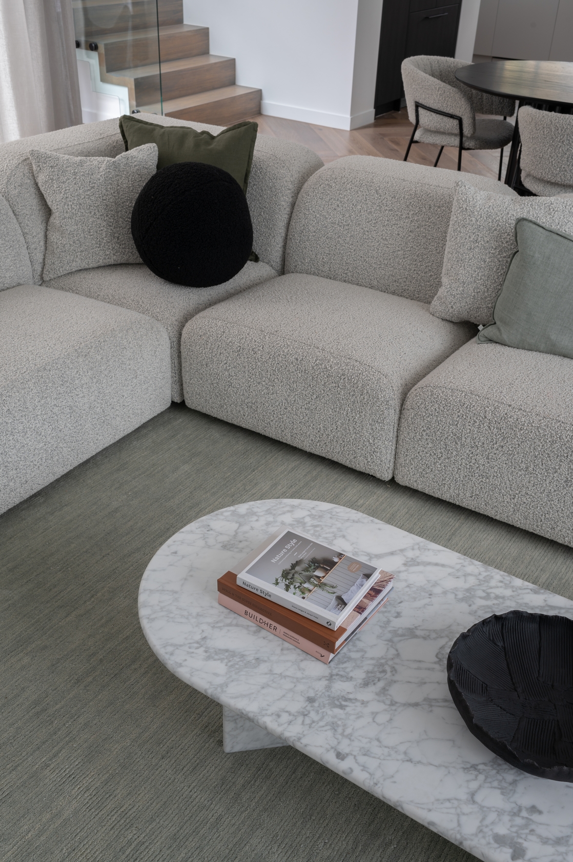 Hampton Sofa - Chaise Right Arm - Yarra Teddy - Floor Stock