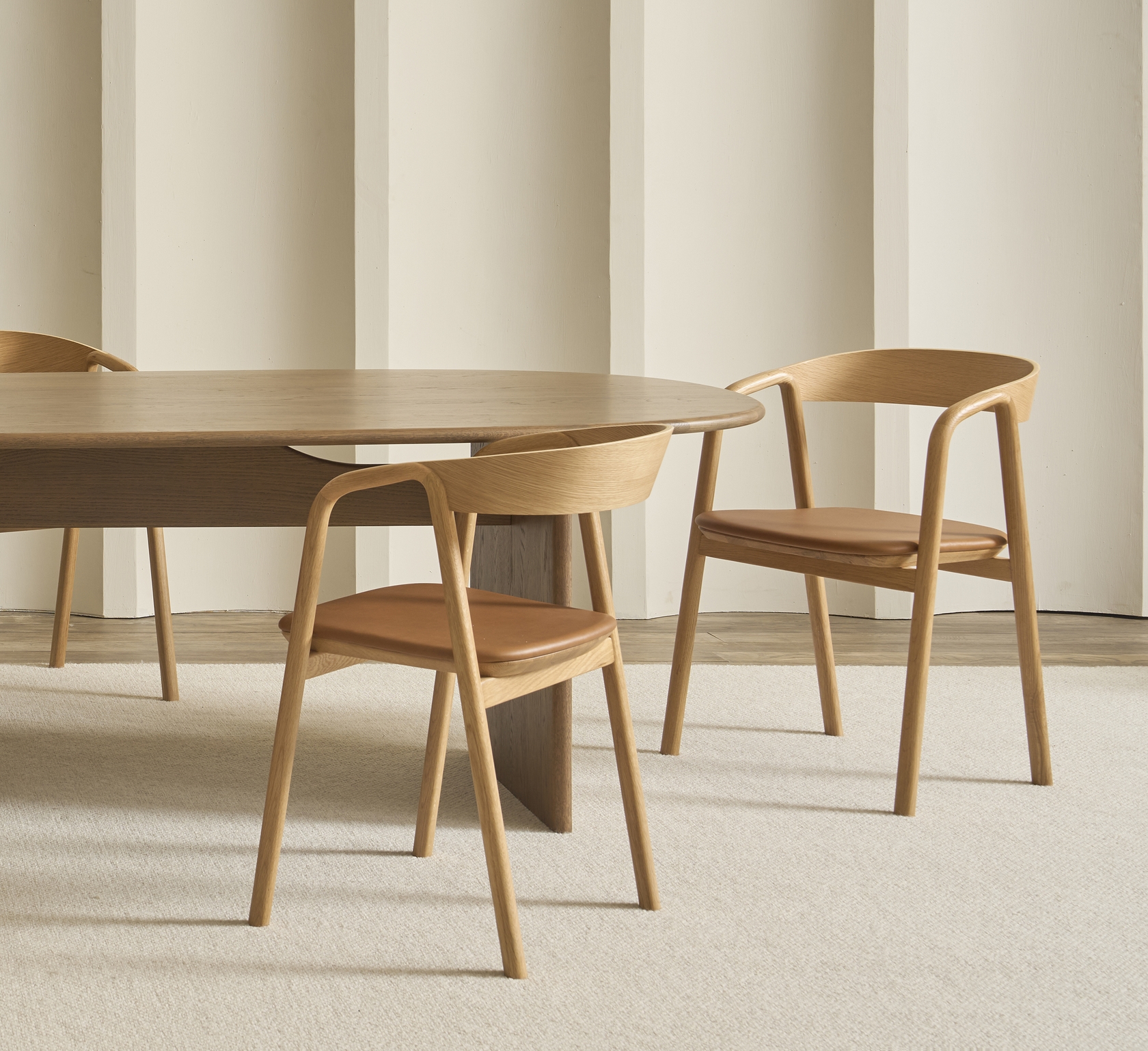 Inlay Dining Chair - Black - Coal-Montana 1048 - Floor Stock