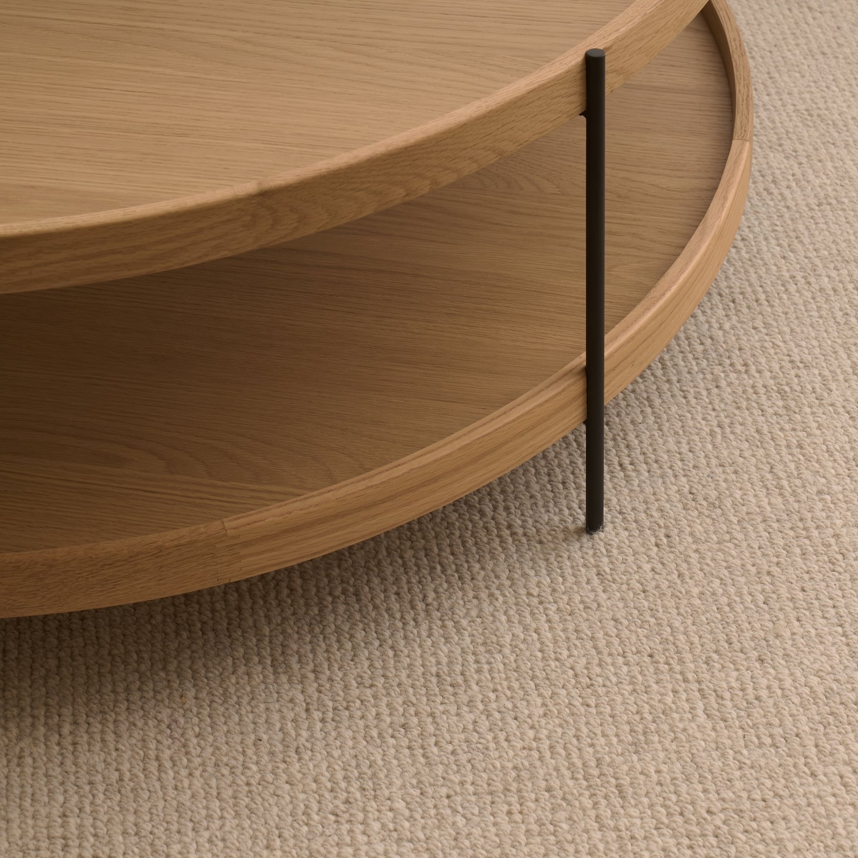Humla Coffee Table - Small - Black - Floor Stock