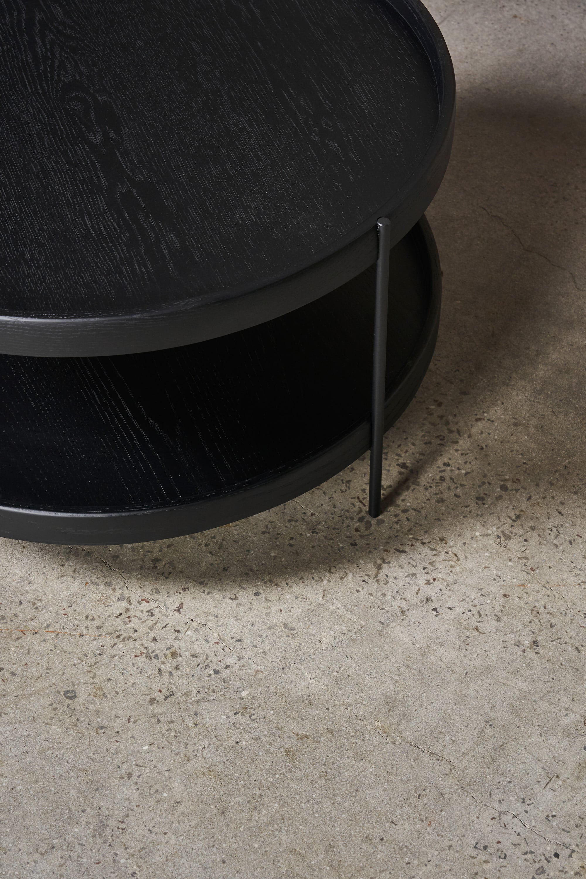 Humla Coffee Table - Small - Black - Floor Stock