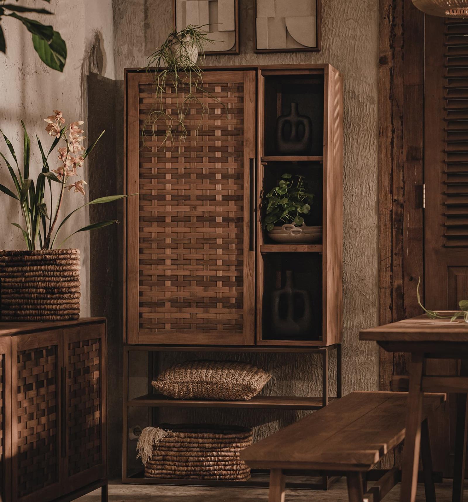 dBodhi Karma Cabinet - 1 Door/1 Open Rack - Pure - Floor Stock