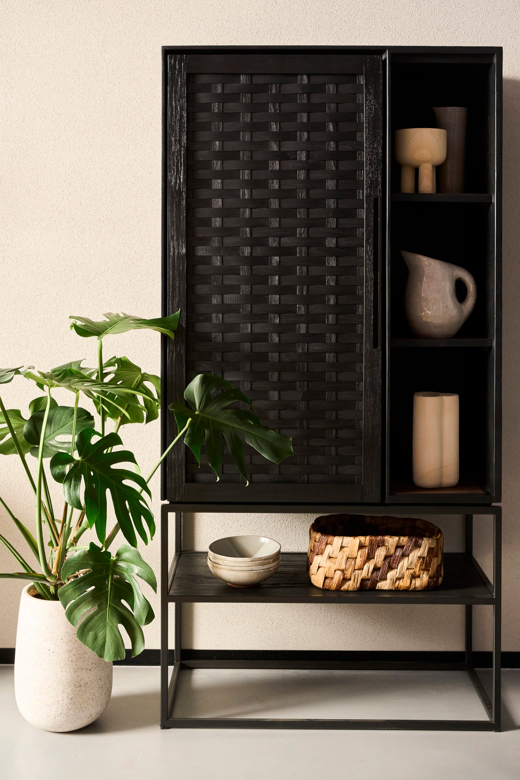 dBodhi Karma Cabinet - 1 Door/1 Open Rack - Pure - Floor Stock