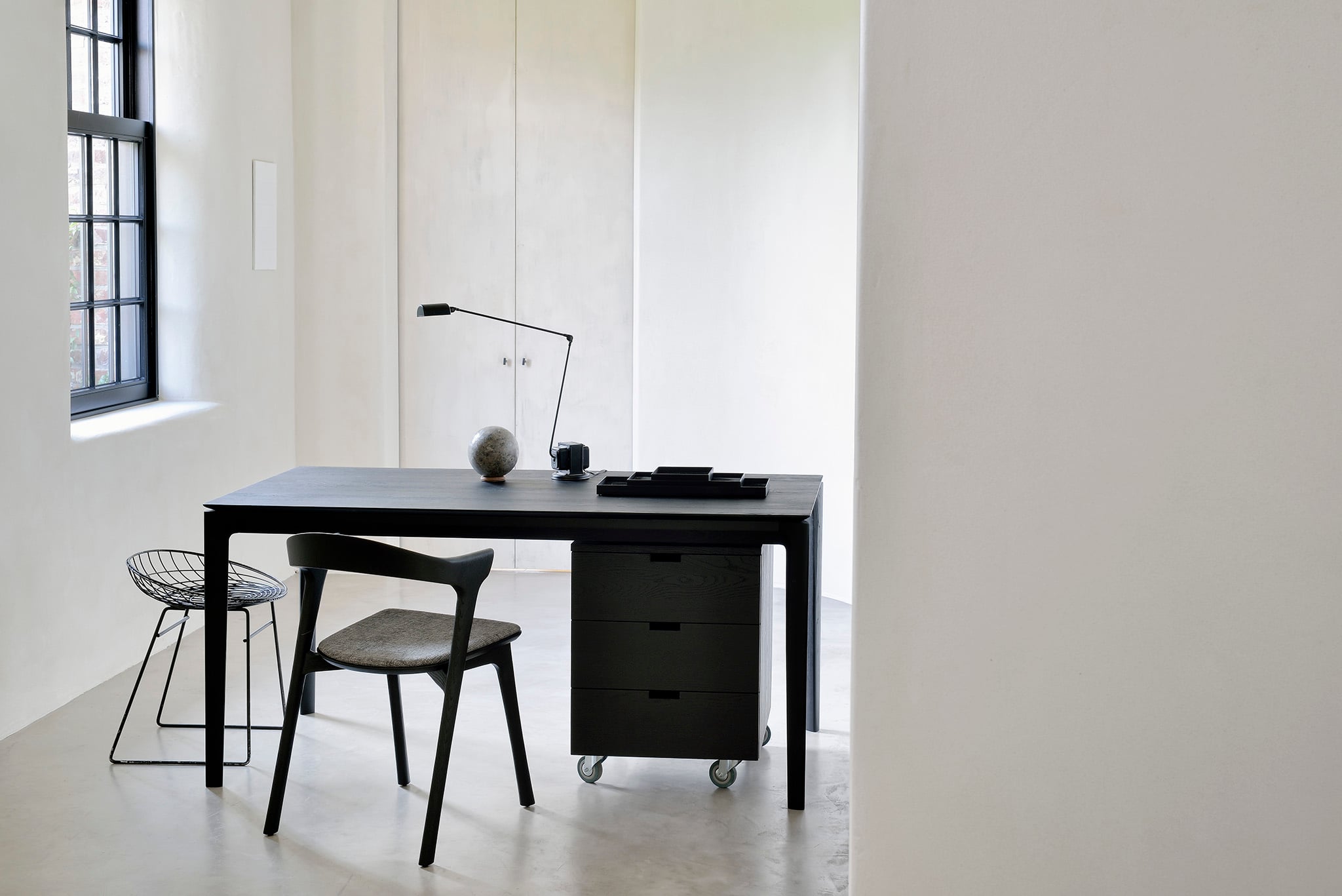Ethnicraft Oak Bok Dining Table - 2200mm - Black Oak - Floor Stock