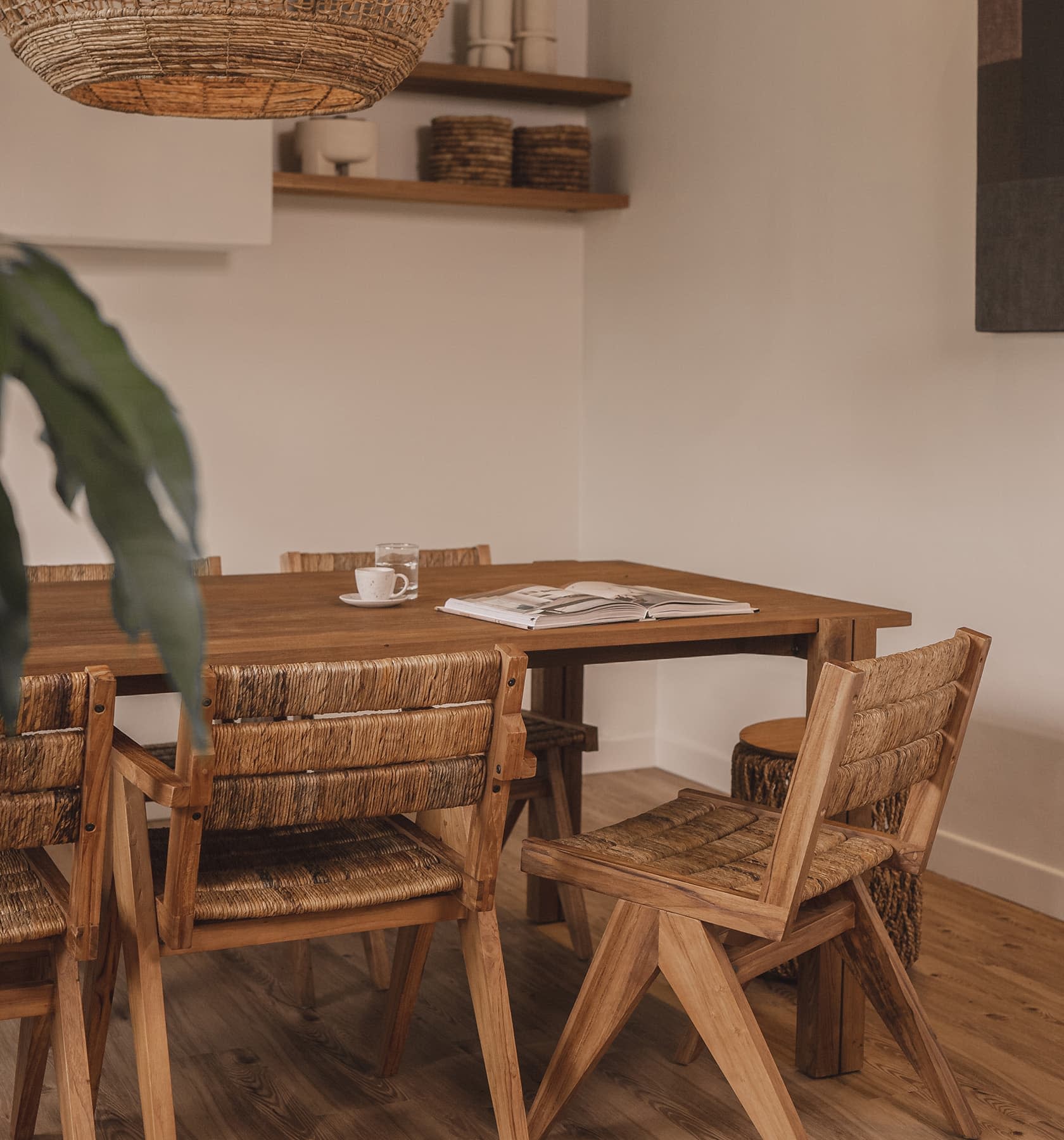 dBodhi Hopper Dining Table - 2200mm - Charcoal - Floor Stock