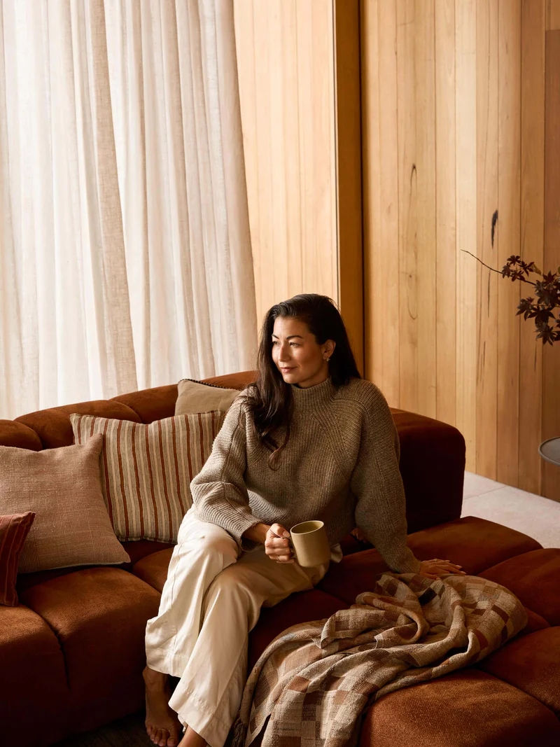 August Wool / Silk Throw