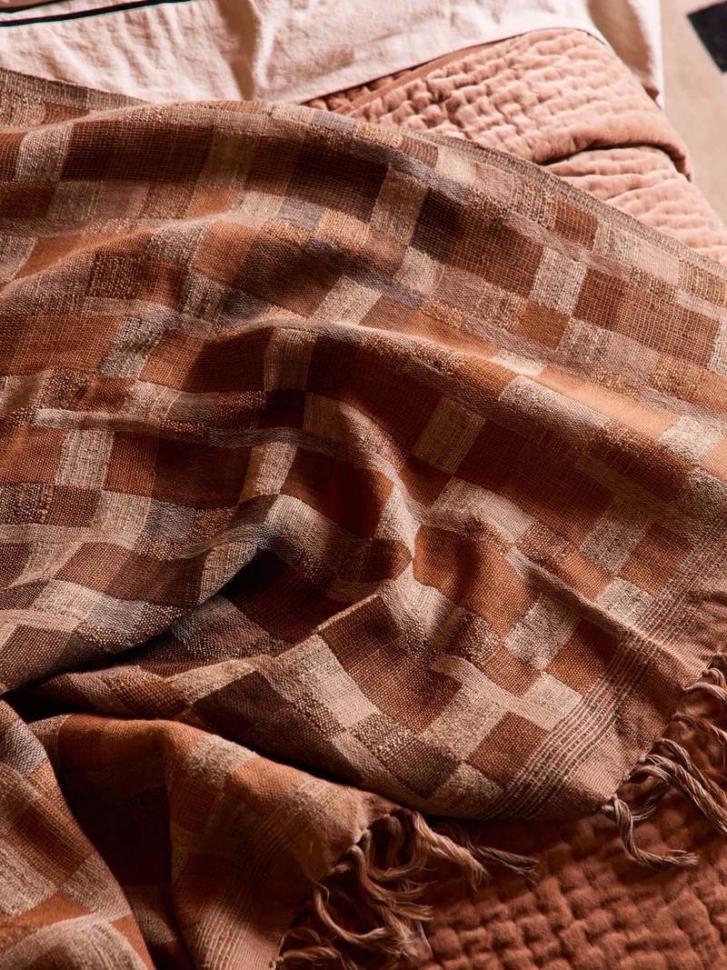 August Wool / Silk Throw