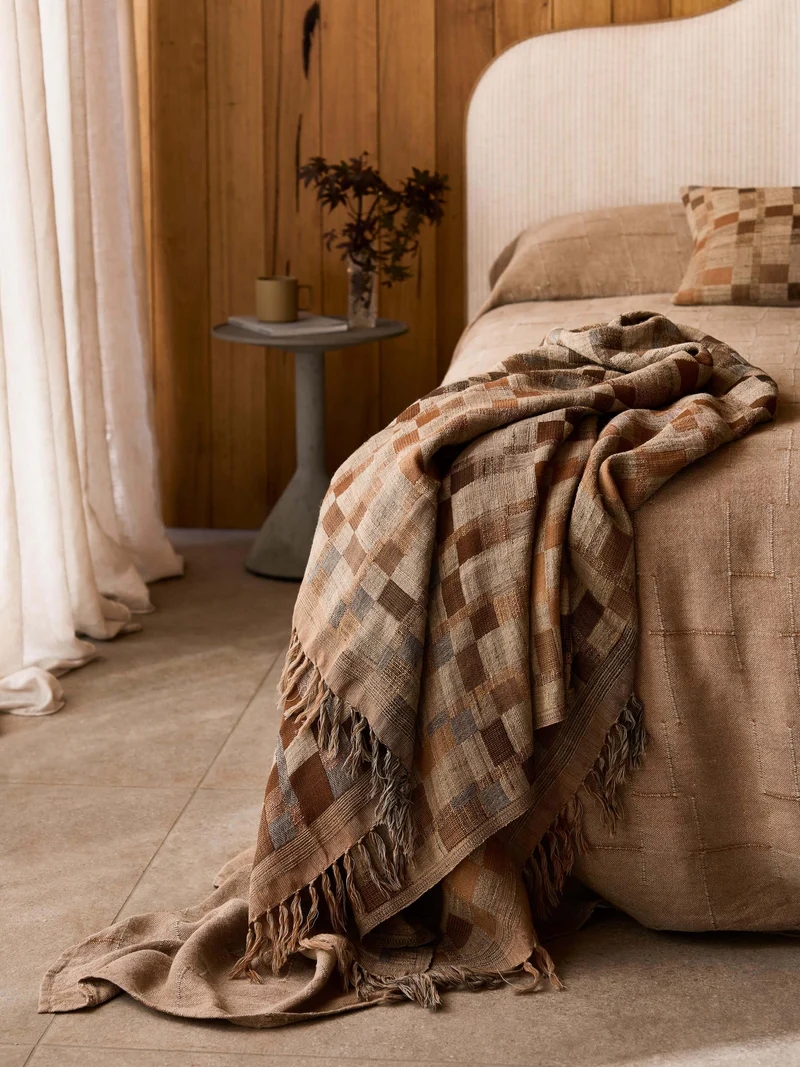 August Wool / Silk Throw