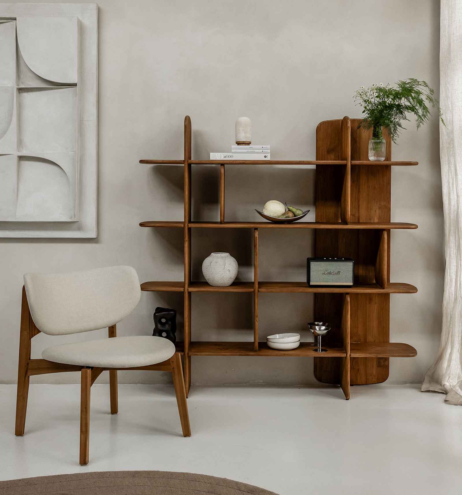 dBodhi Pebbles Bookrack - 4 Shelves