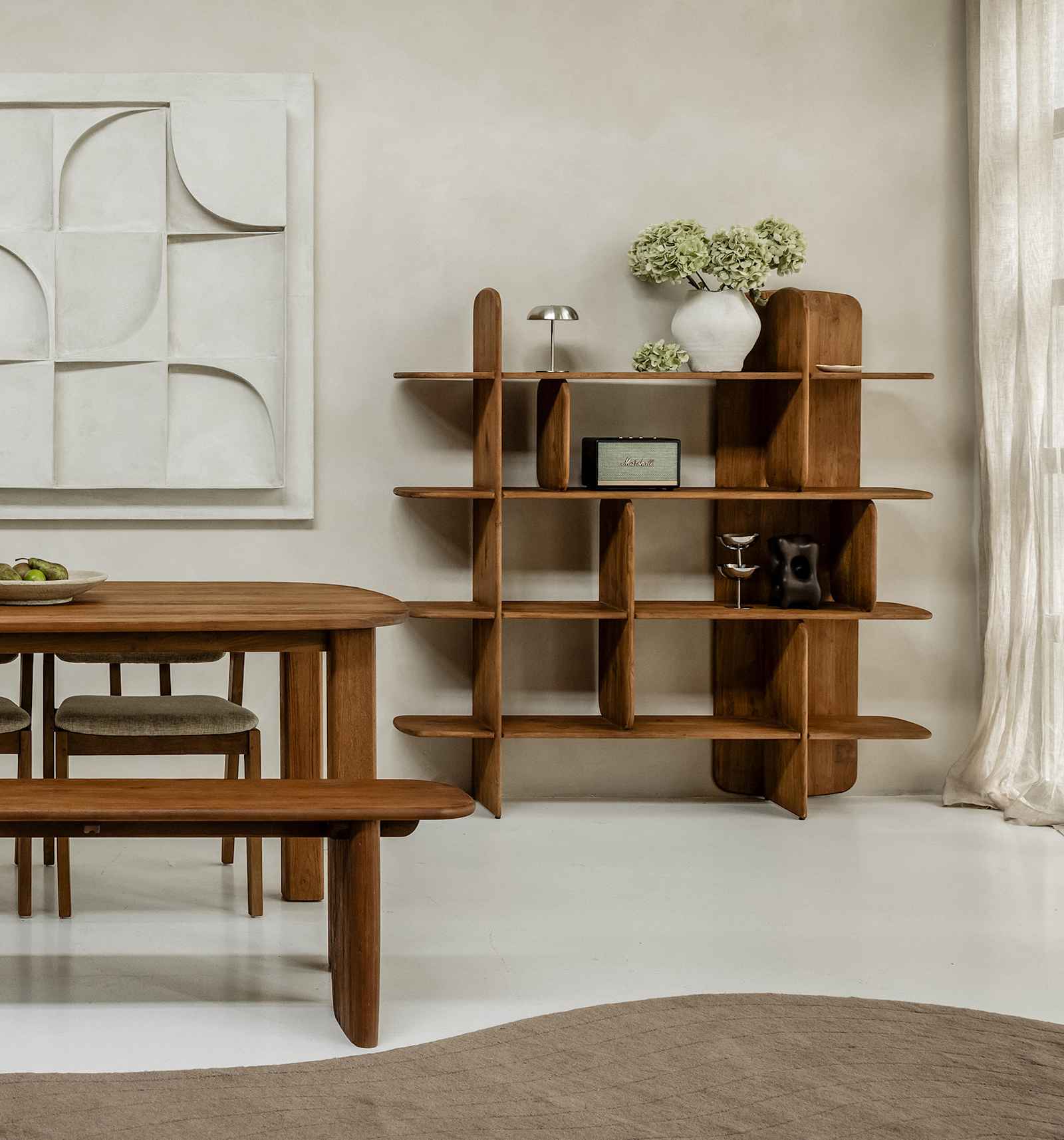 dBodhi Pebbles Bookrack - 4 Shelves