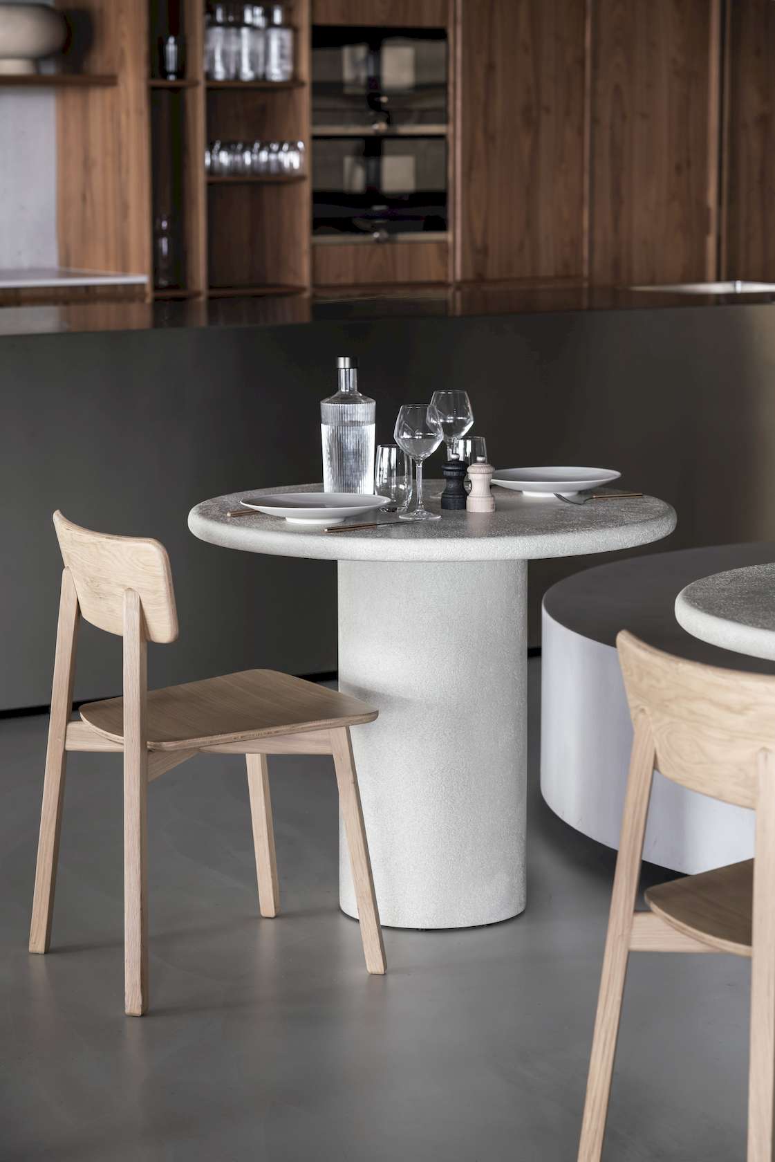 Ethnicraft Oak Casale Dining Chair - Natural Oak - Set of 6 - Floor Stock