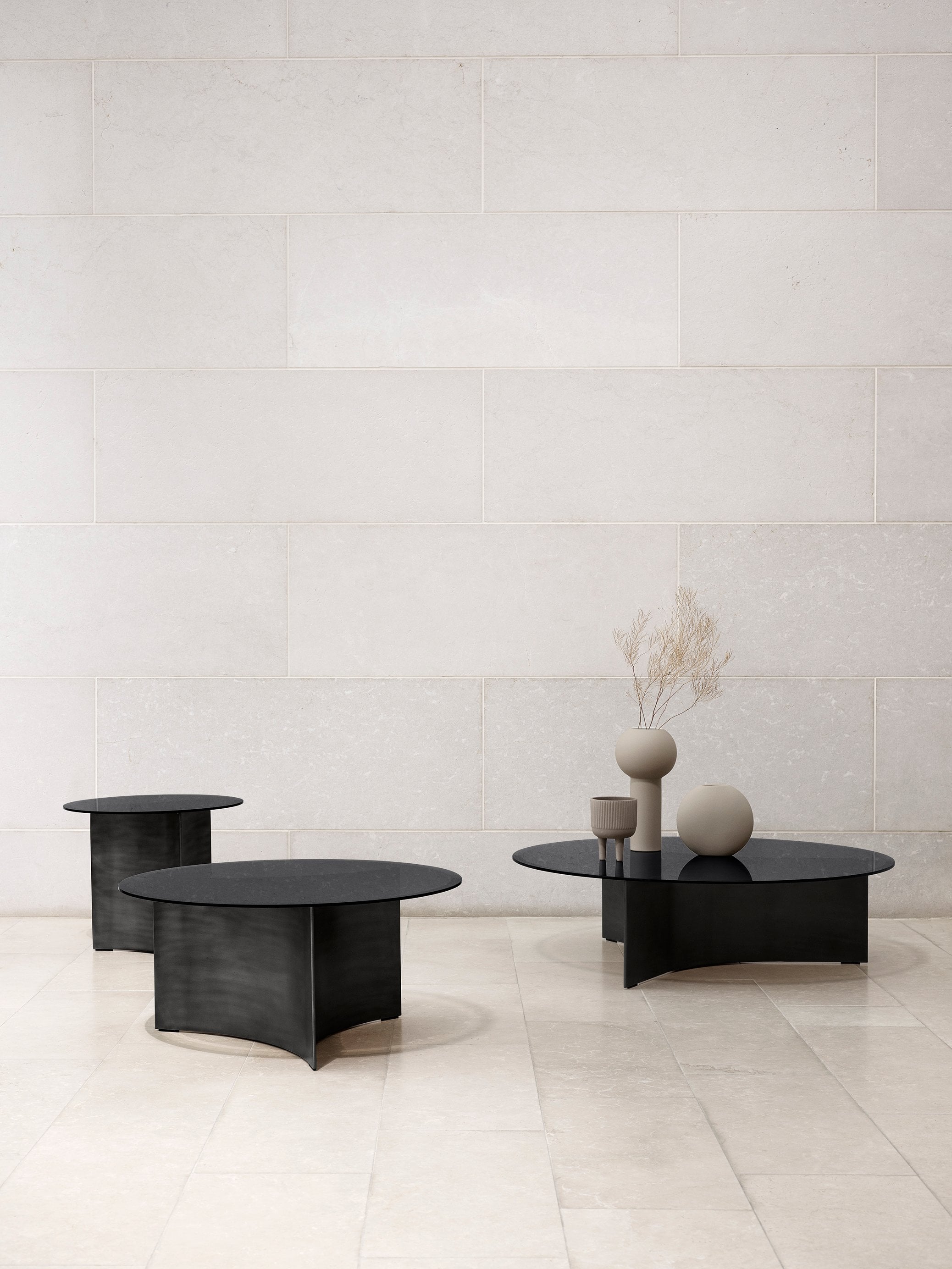 Arc Table - 1000mm - Black - Floor Stock