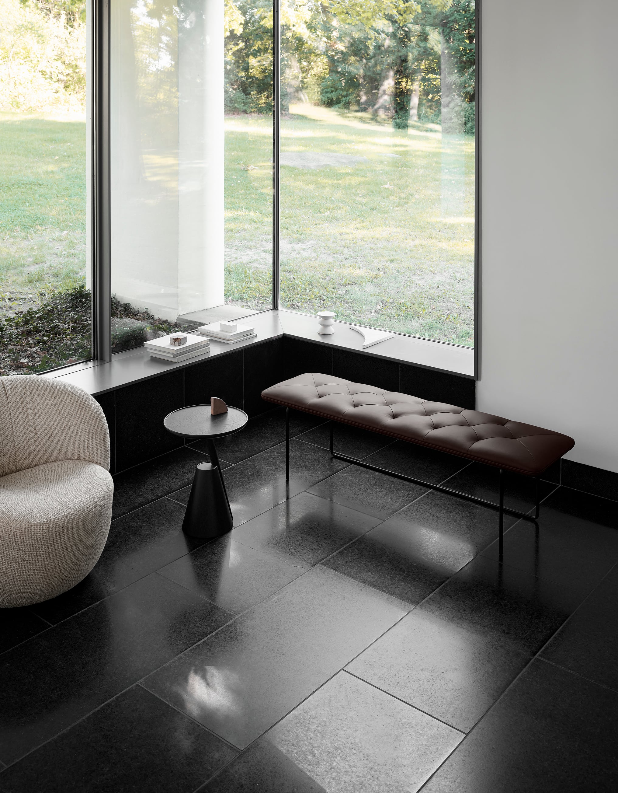 Mate Side Table - Dark Brown - Floor Stock