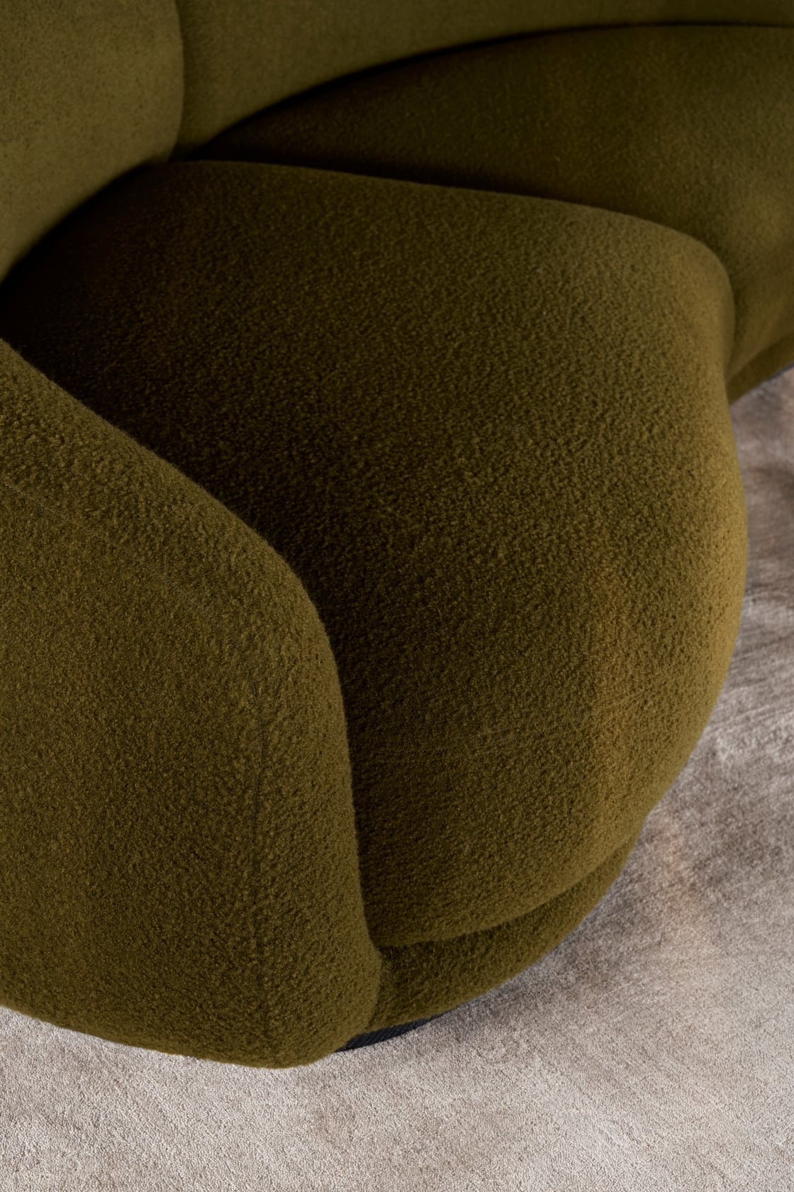 Montholon Curved 3 Seater Sofa - Dijon-Baru 0950 - Floor Stock