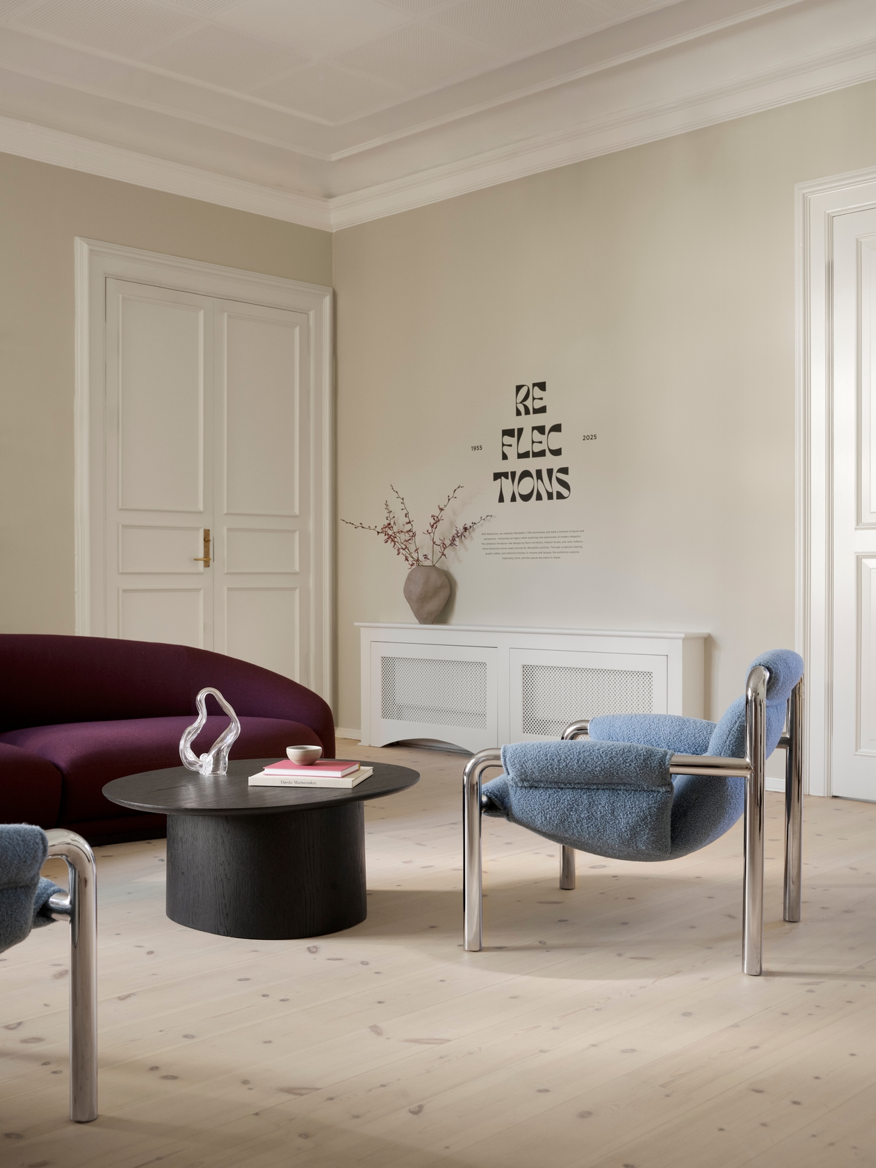 Montholon Curved 3 Seater Sofa - Dijon-Baru 0950 - Floor Stock