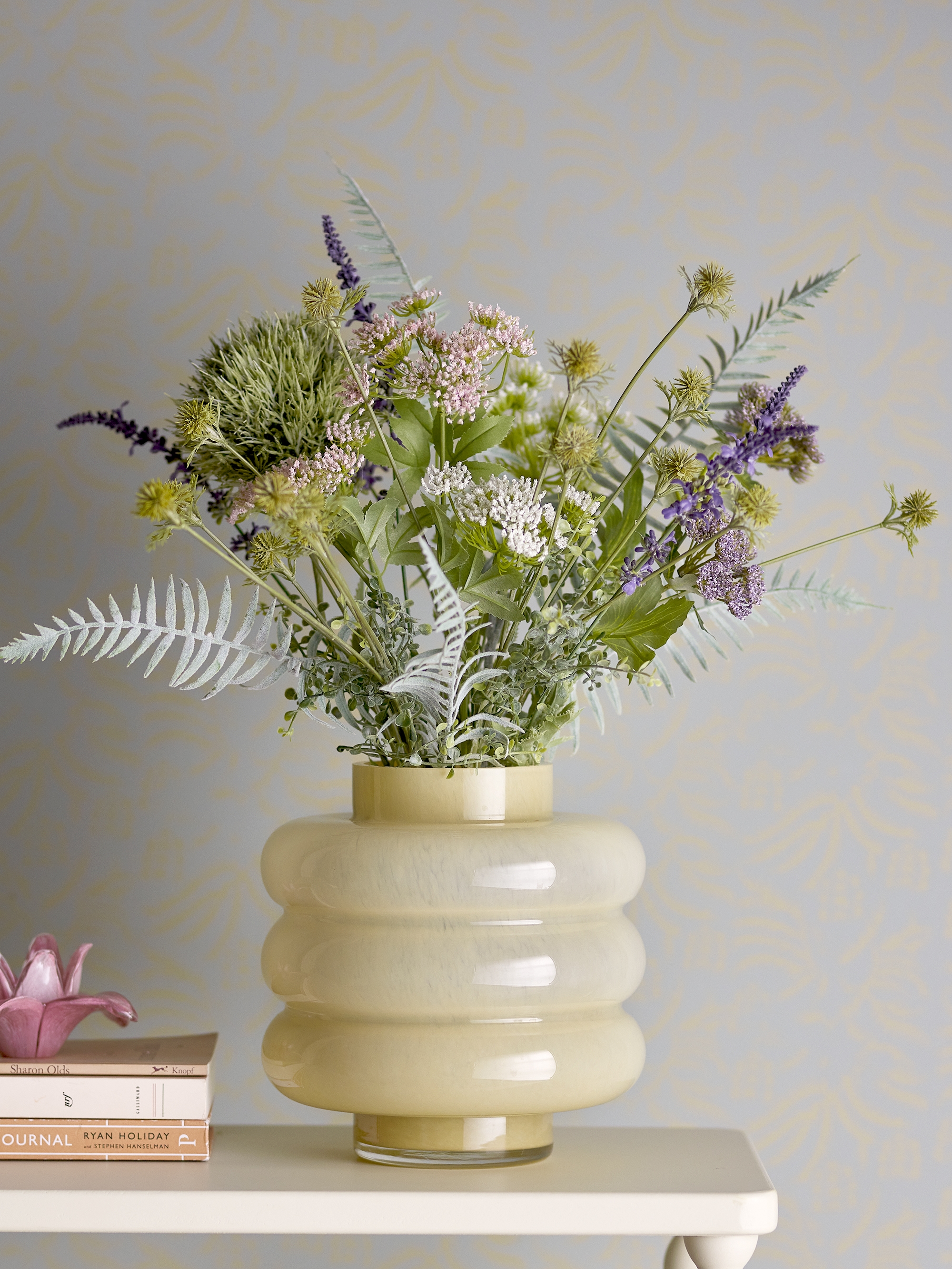 Sahara Glass Vase - Yellow